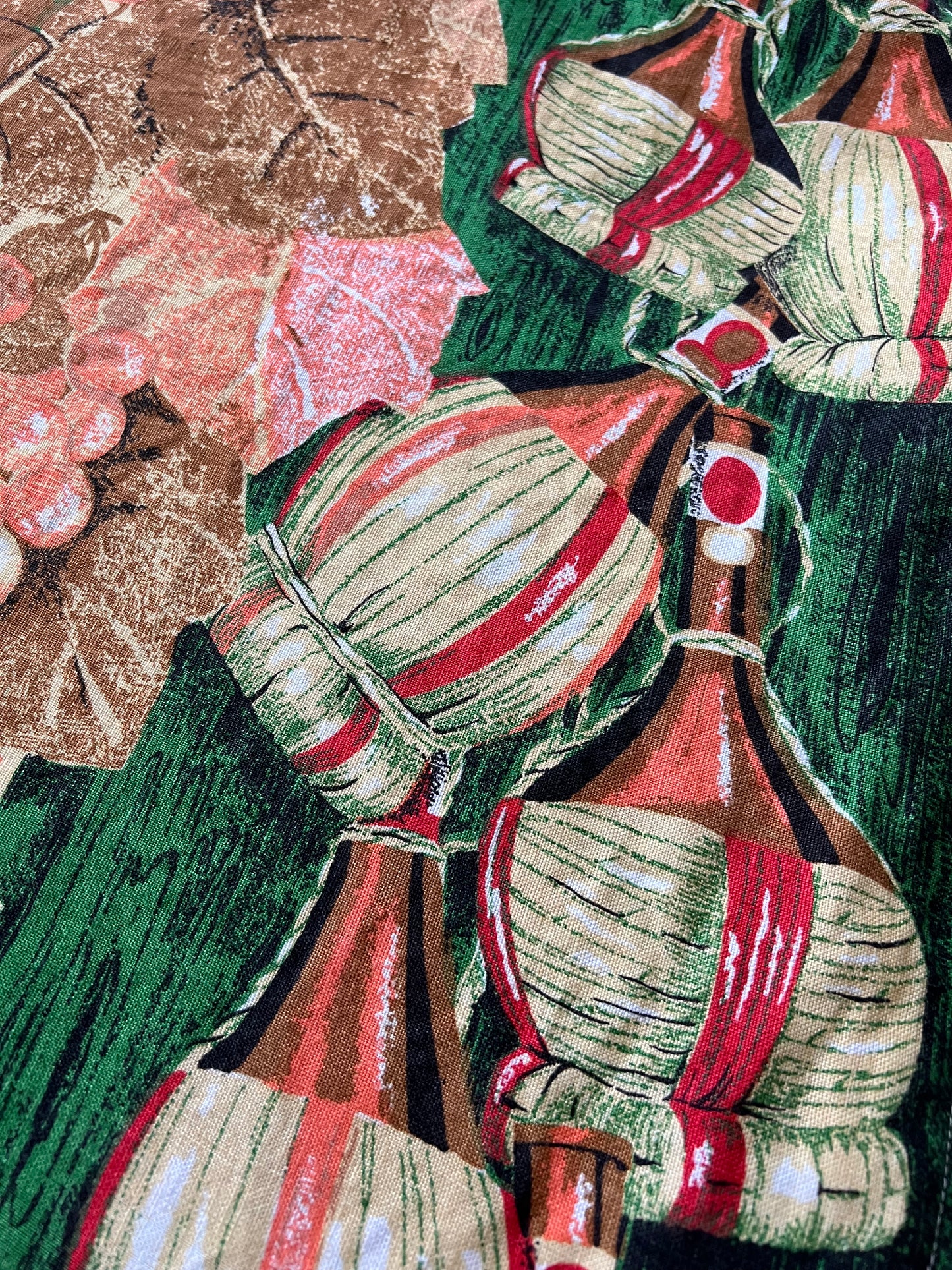 Vintage Irish Linen Tea Towel Kaftan Dress