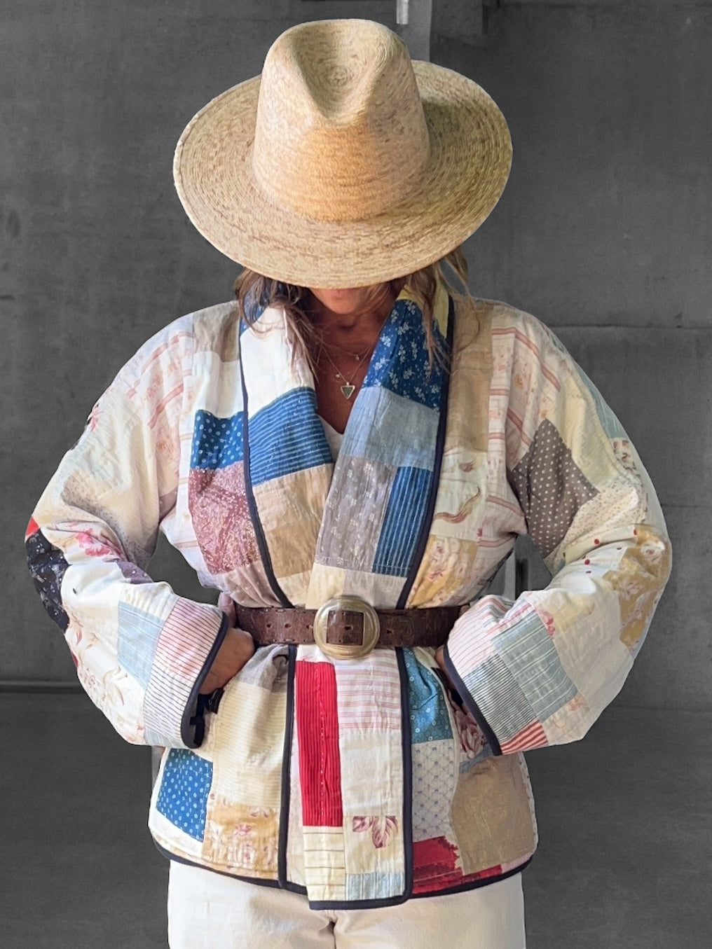 Antique French Quilt Coat c.1880's