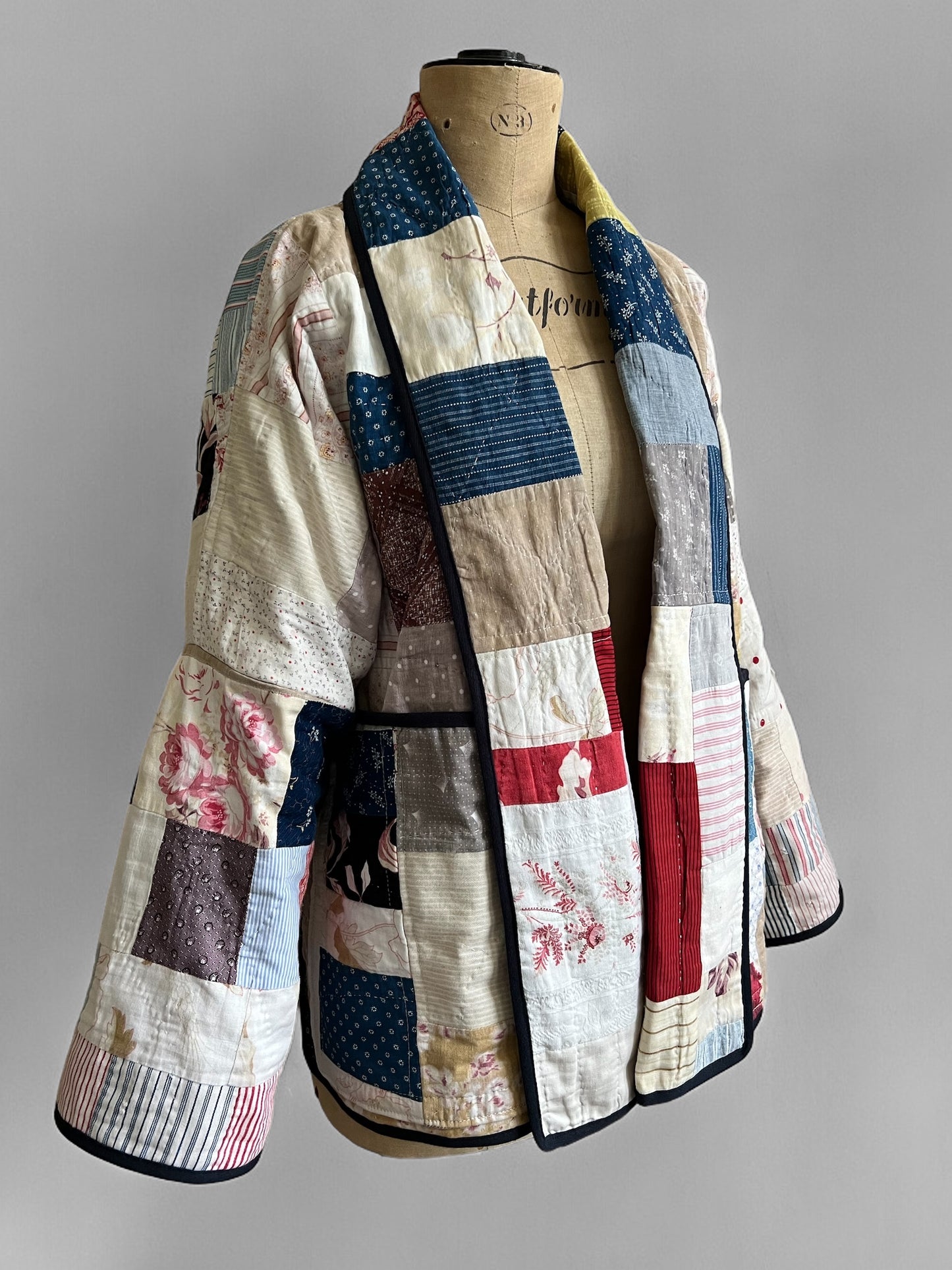 Antique French Quilt Coat c.1880's