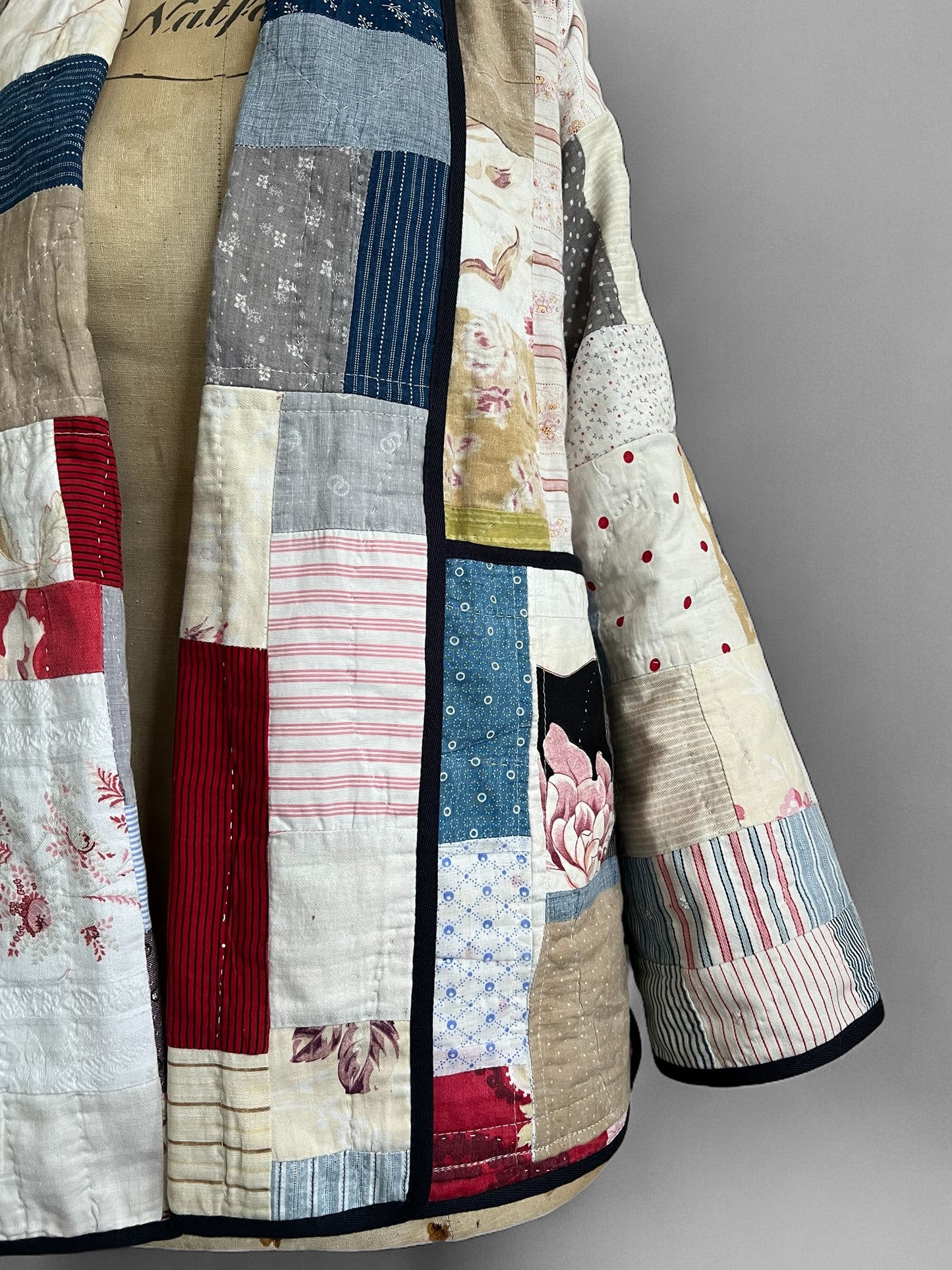 Antique French Quilt Coat c.1880's