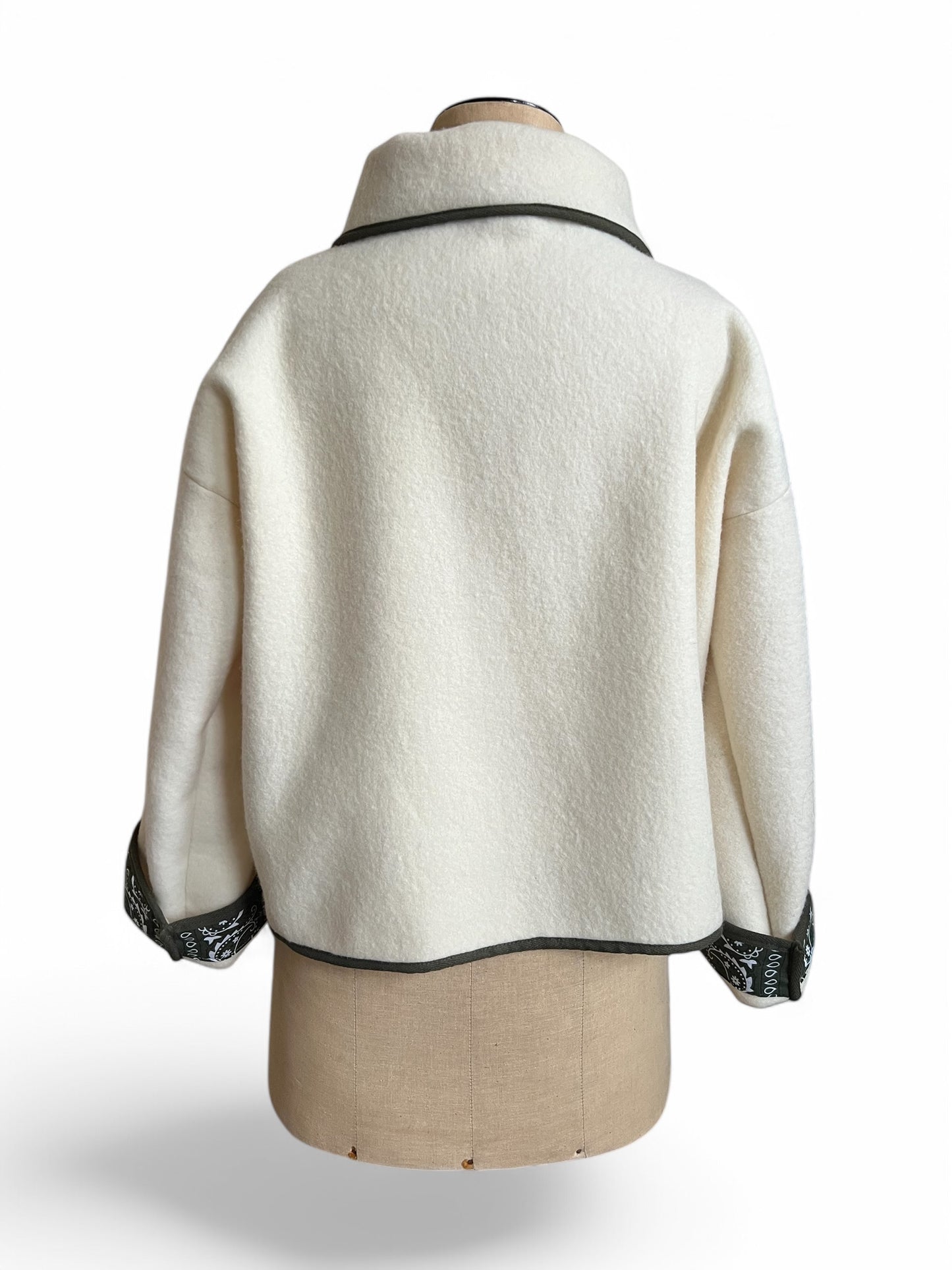 Bandana Trim Vintage Witney Blanket Jacket SAMPLE
