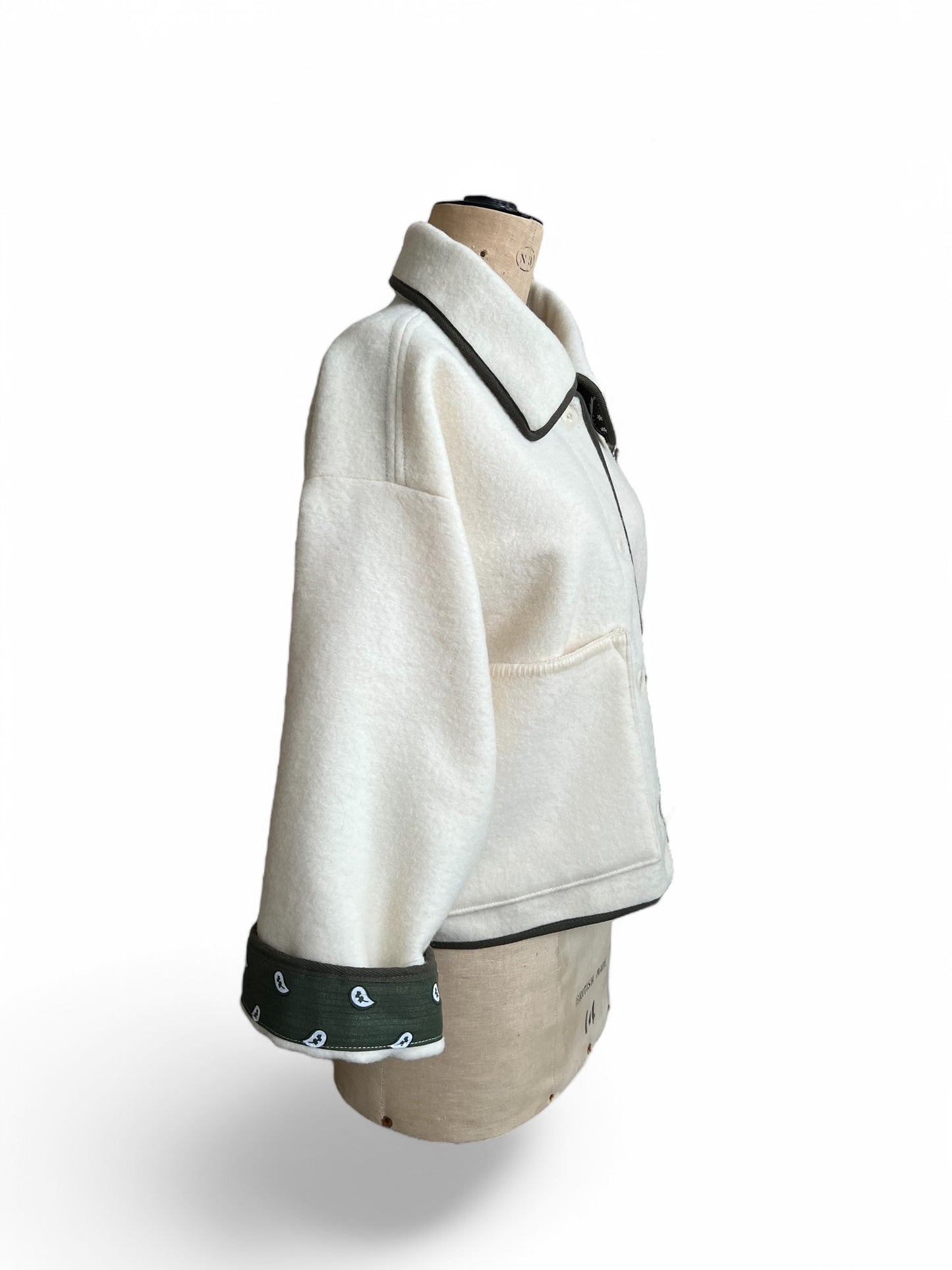 Bandana Trim Vintage Witney Blanket Jacket SAMPLE