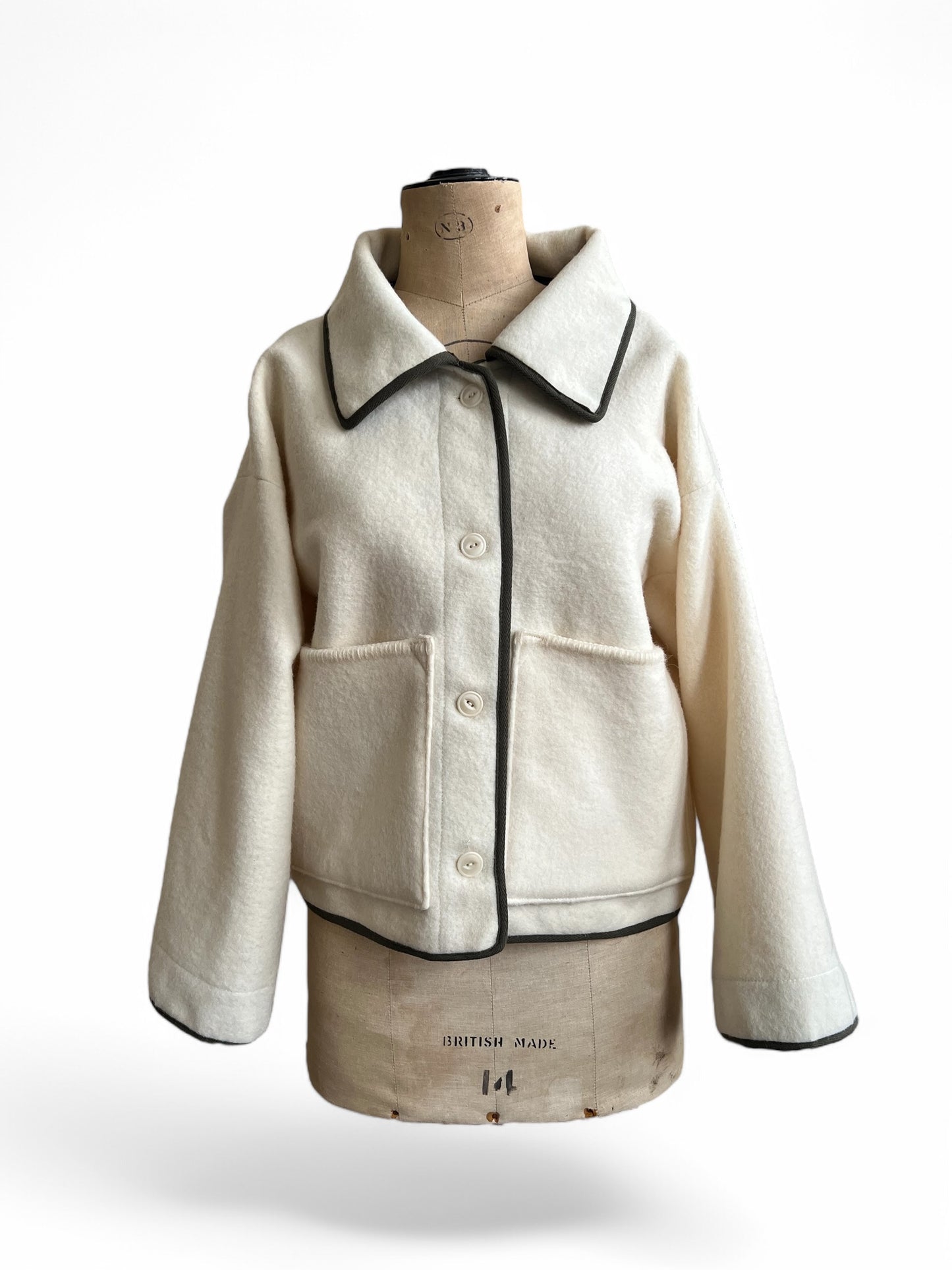 Bandana Trim Vintage Witney Blanket Jacket SAMPLE