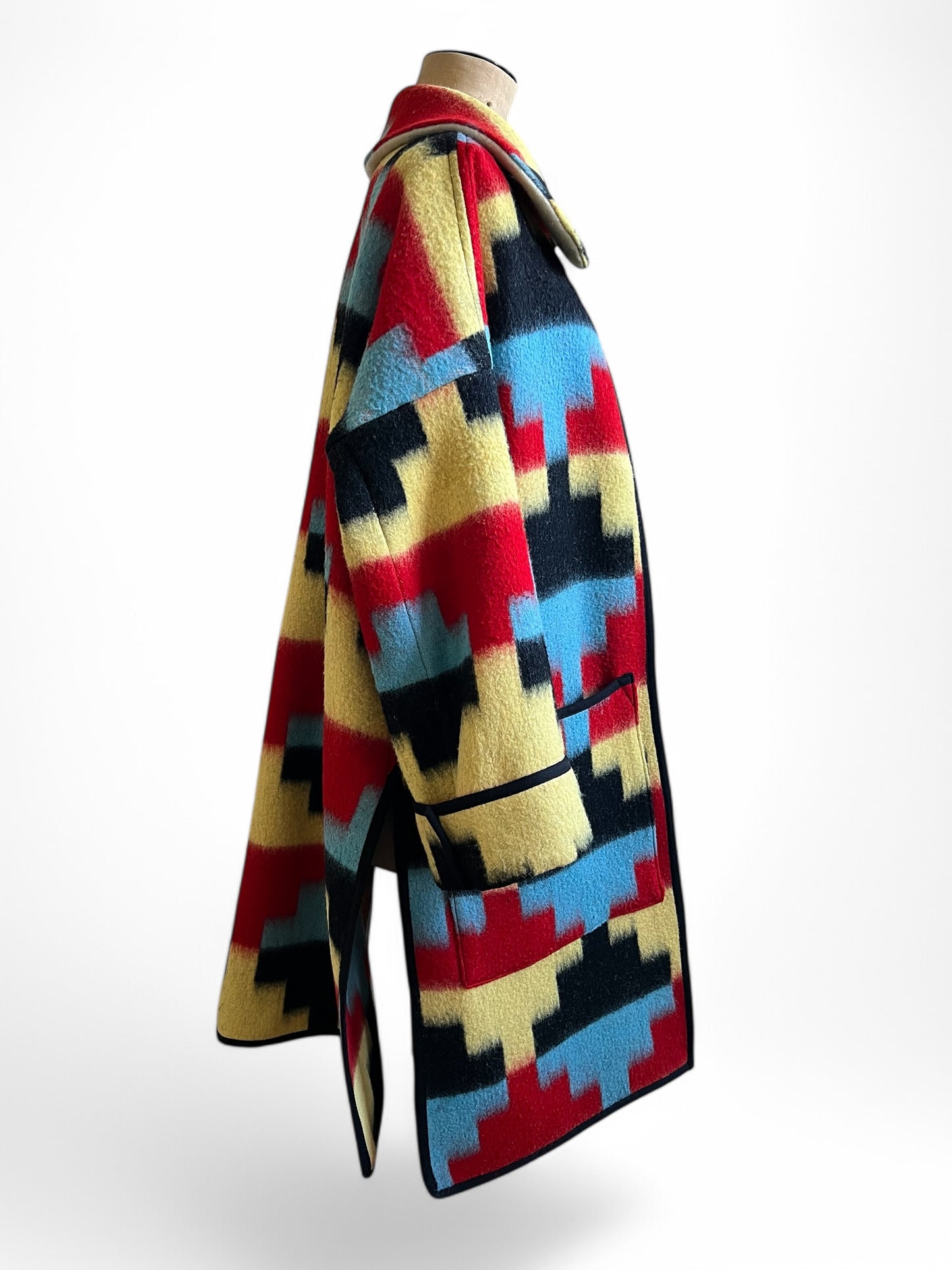 Navajo style Vintage Blanket Coat
