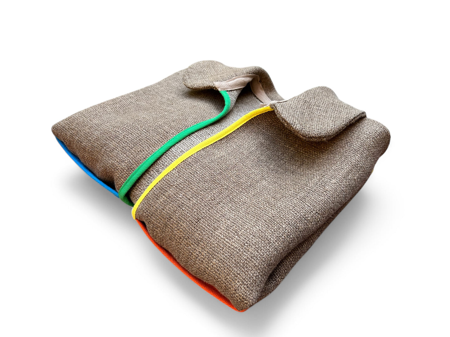 Heavyweight Linen Rainbow Trim Jacket
