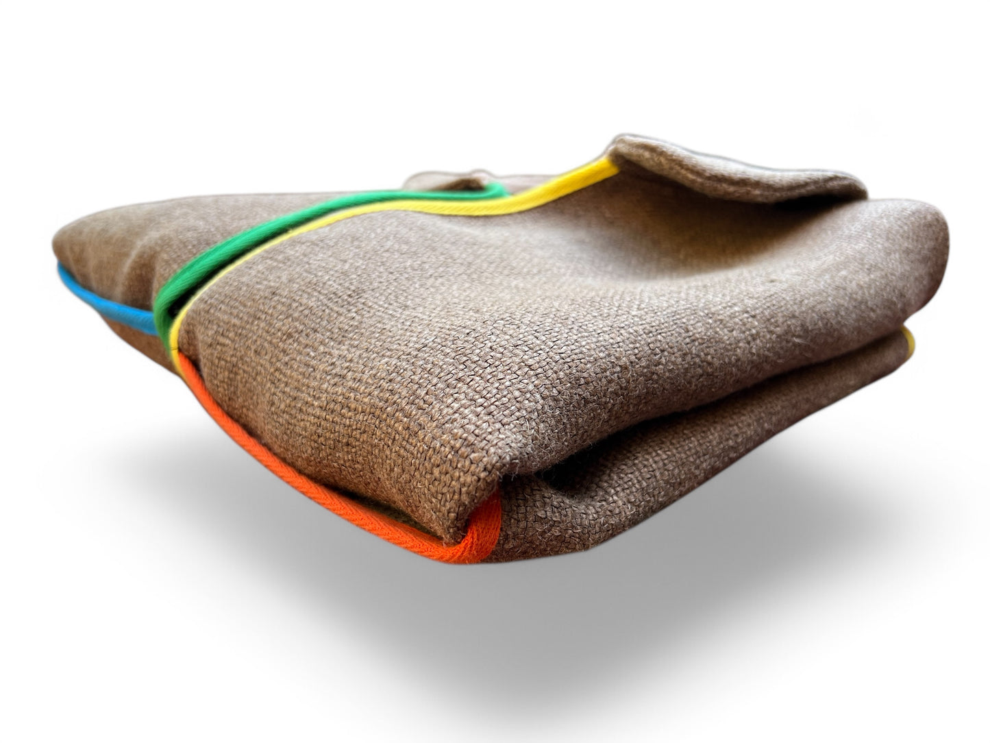 Heavyweight Linen Rainbow Trim Jacket