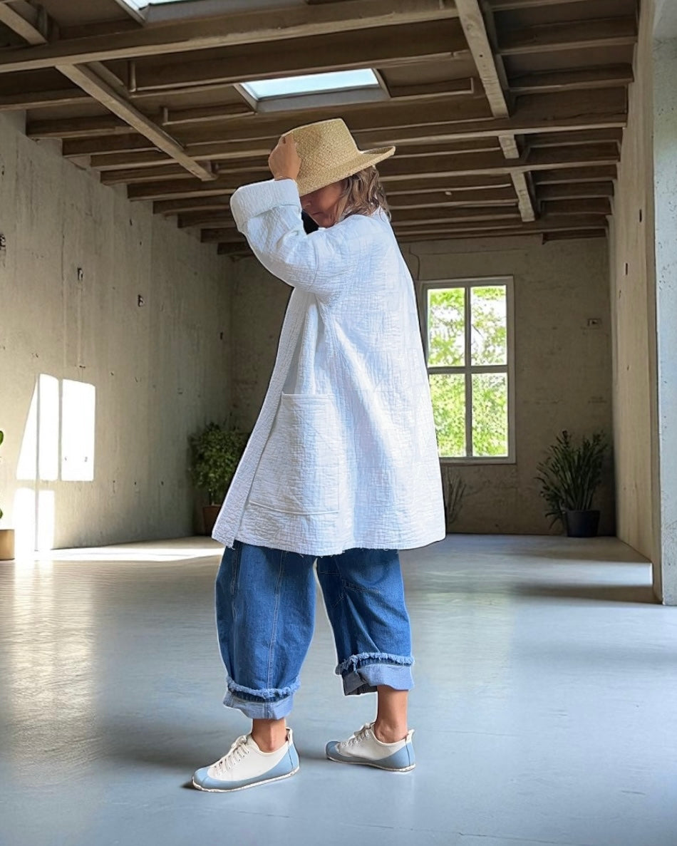 Ultra light Weight Vintage Quilt Coat