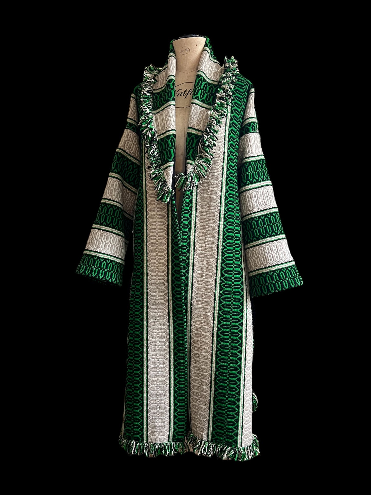 Vintage Portugese Wool Blanket Coat SAMPLE