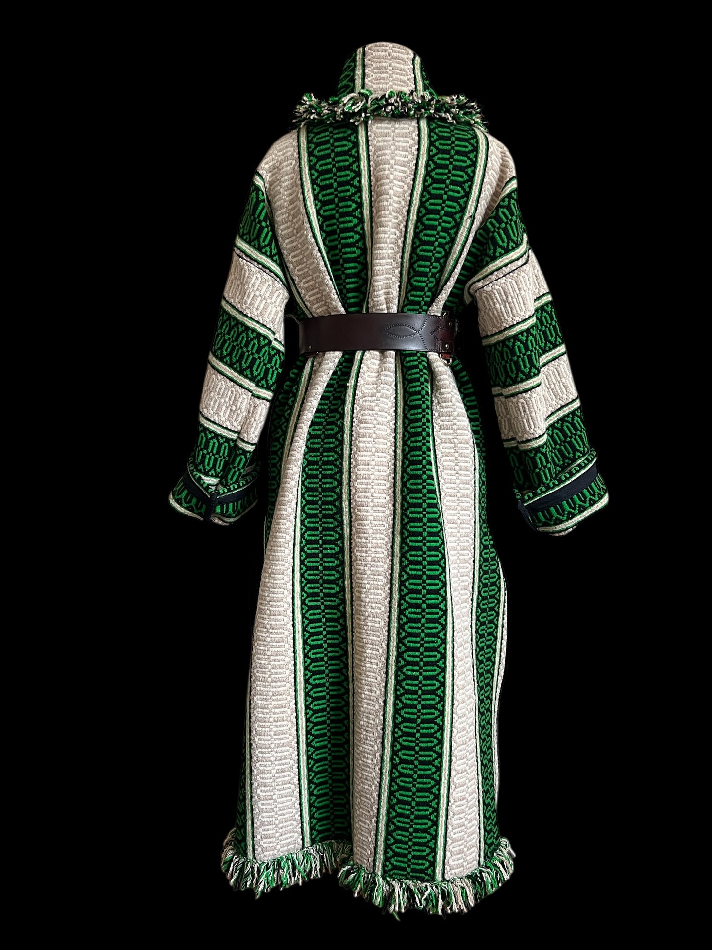Vintage Portugese Wool Blanket Coat SAMPLE