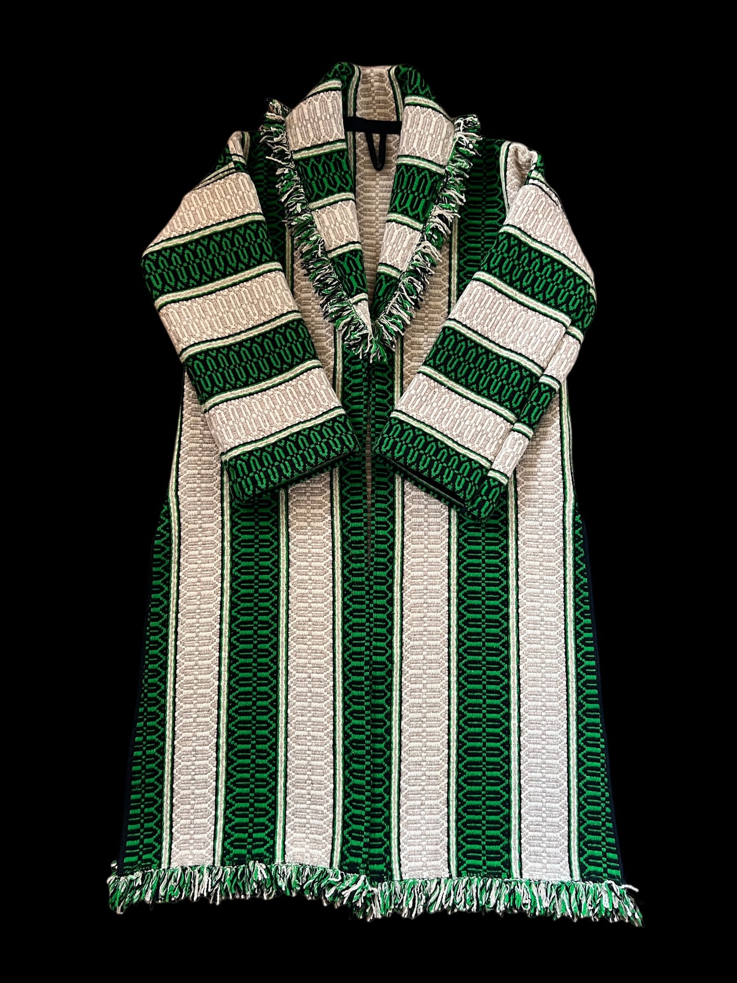 Vintage Portugese Wool Blanket Coat SAMPLE