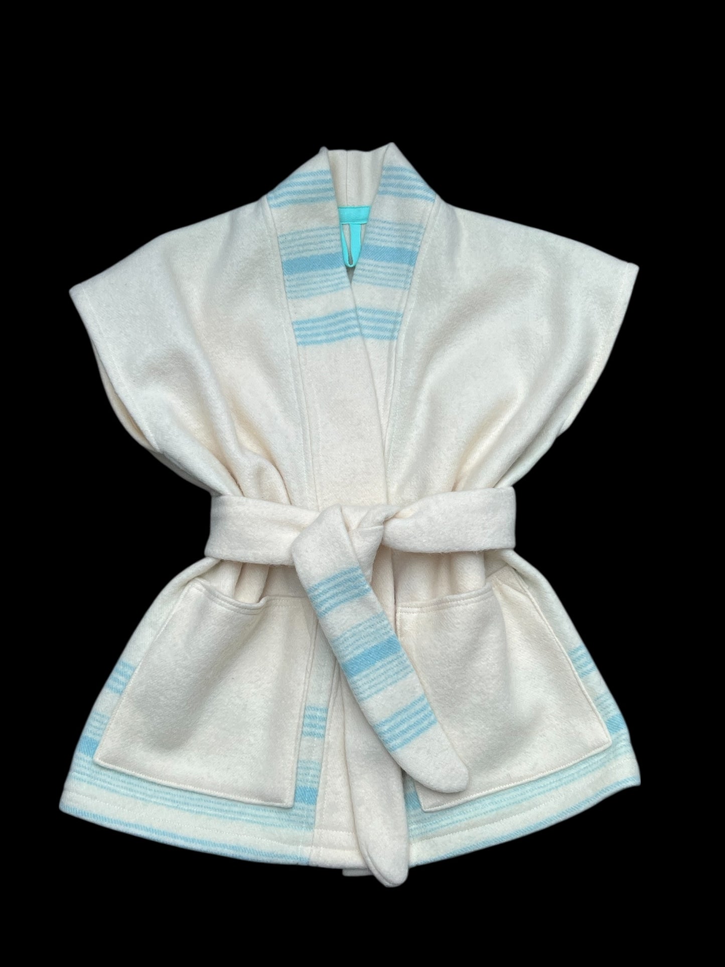 Vintage Wool Witney Blanket Sleeveless Jacket
