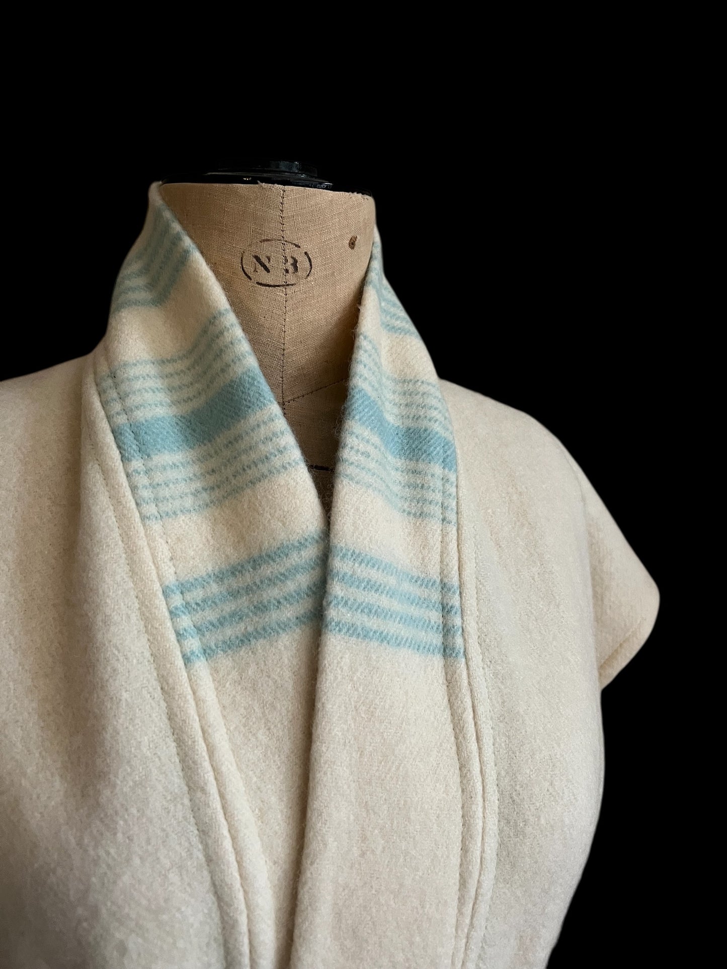 Vintage Wool Witney Blanket Sleeveless Jacket