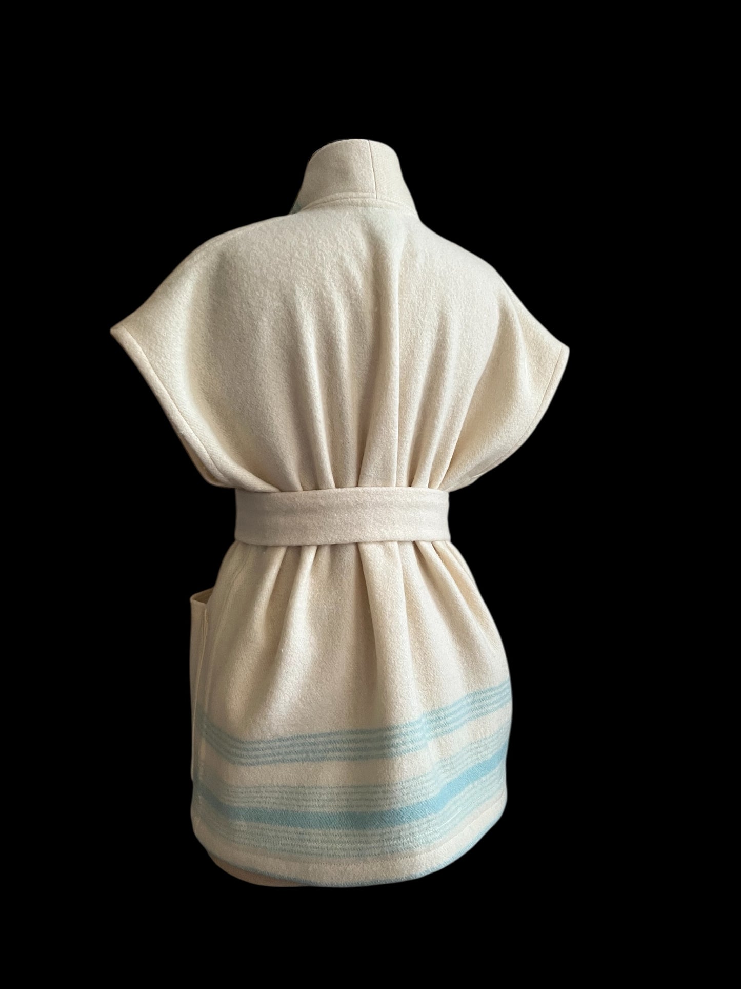 Vintage Wool Witney Blanket Sleeveless Jacket