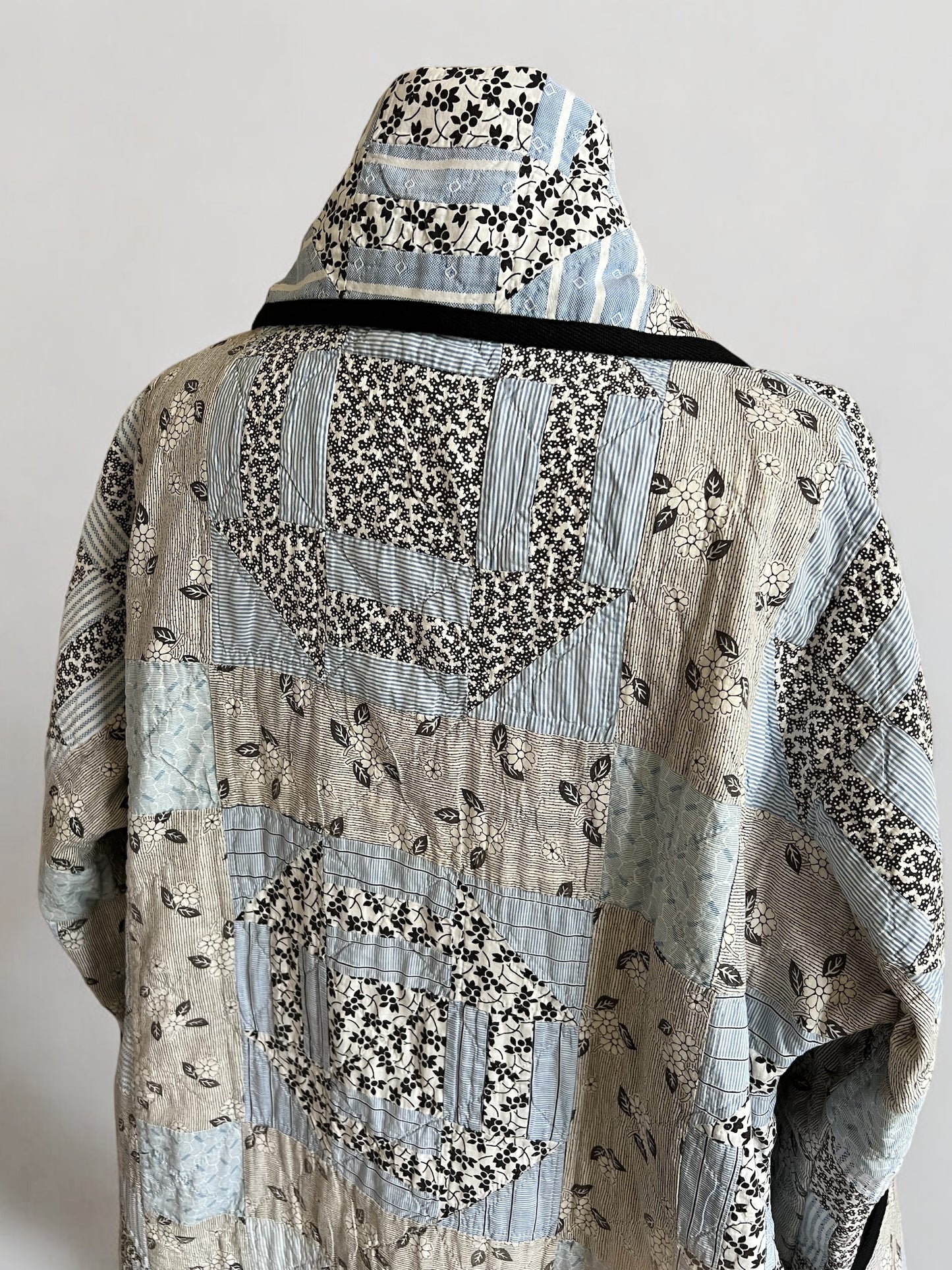 American 1920's Churn Dash Quilt Coat