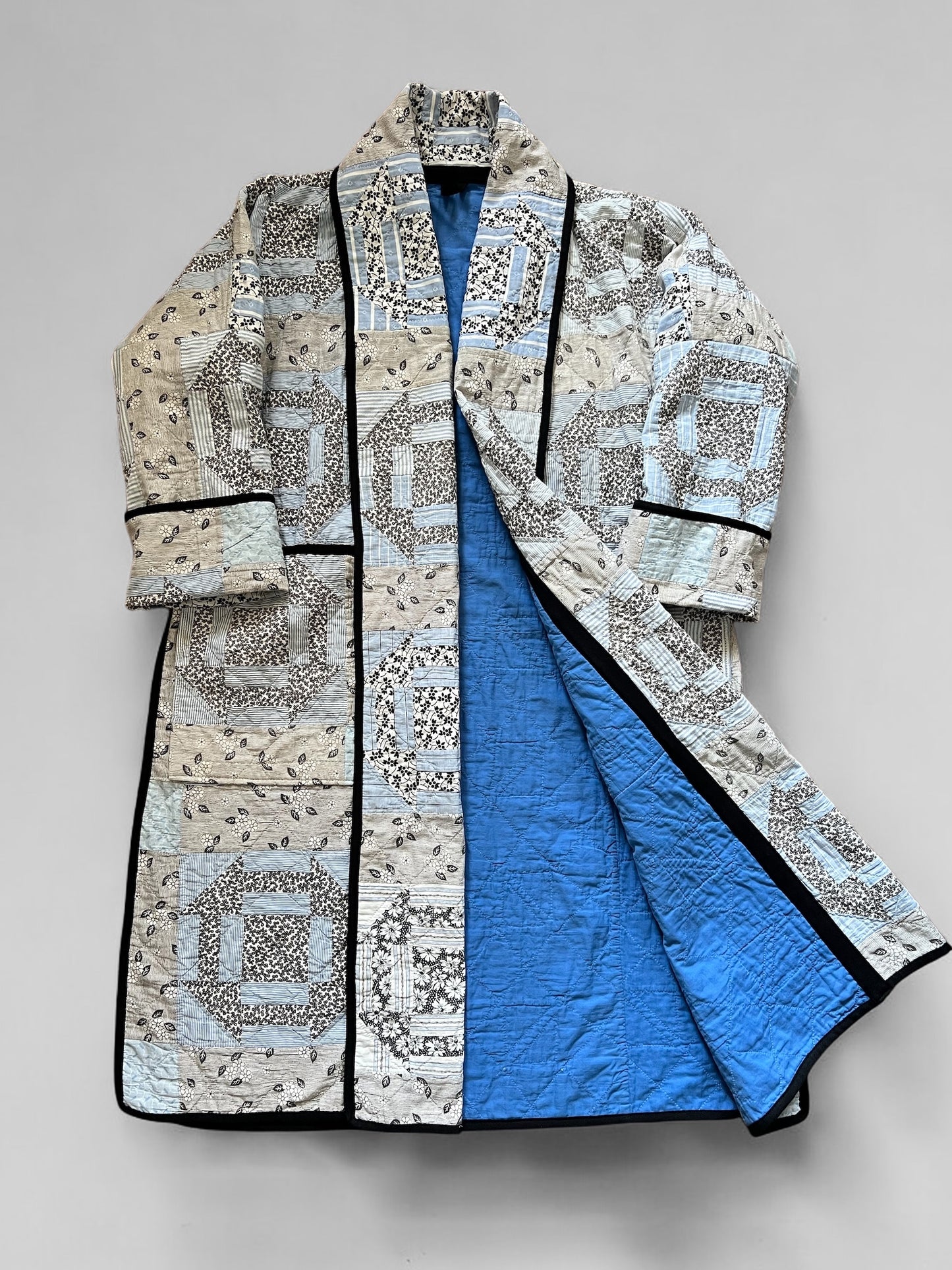 American 1920's Churn Dash Quilt Coat