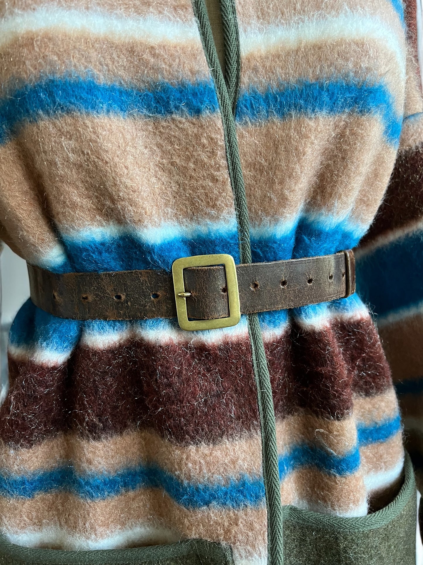 Vintage Polish Army Blanket Jacket