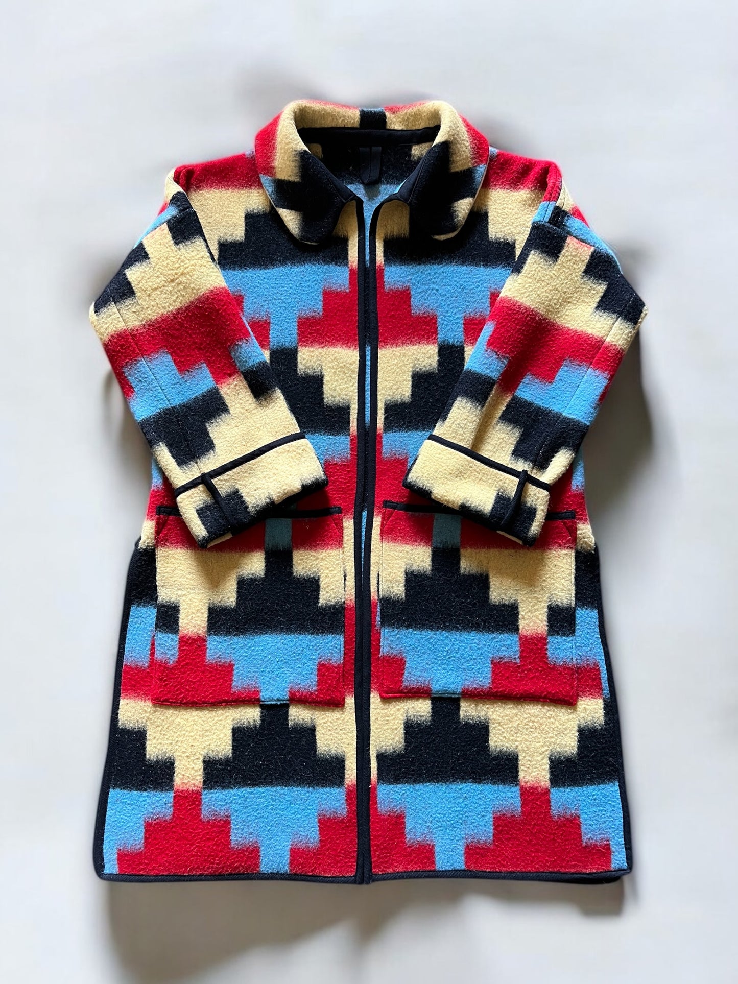 Navajo style Vintage Blanket Coat