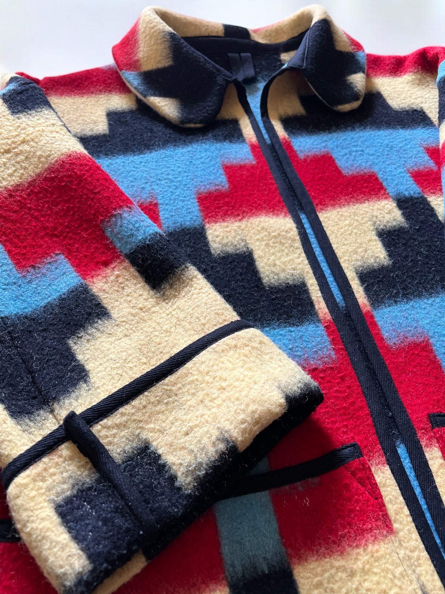 Navajo style Vintage Blanket Coat