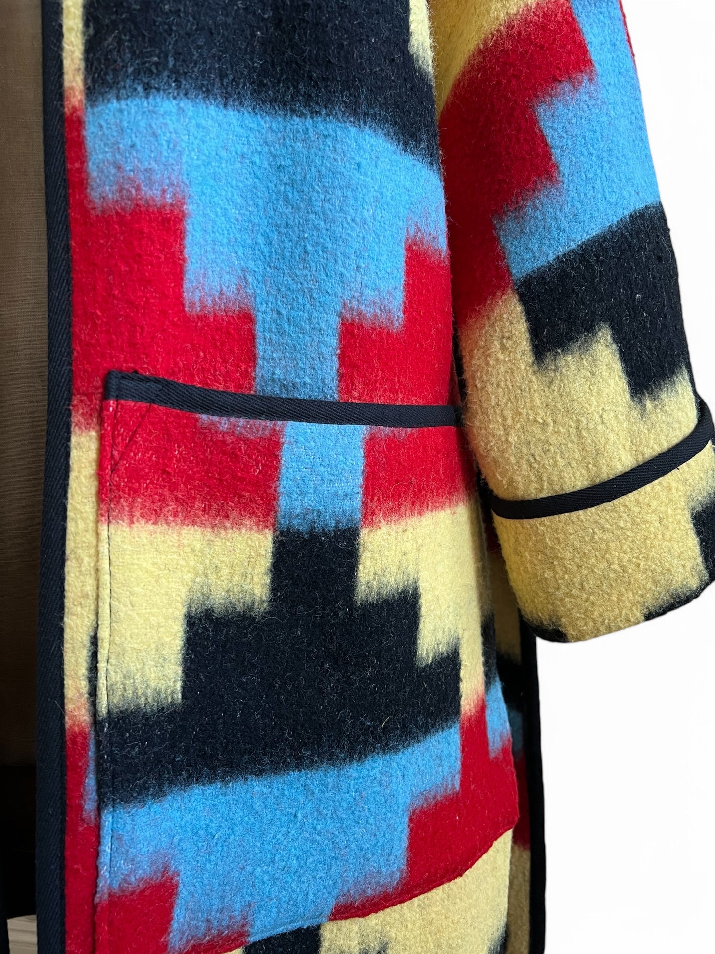 Navajo style Vintage Blanket Coat