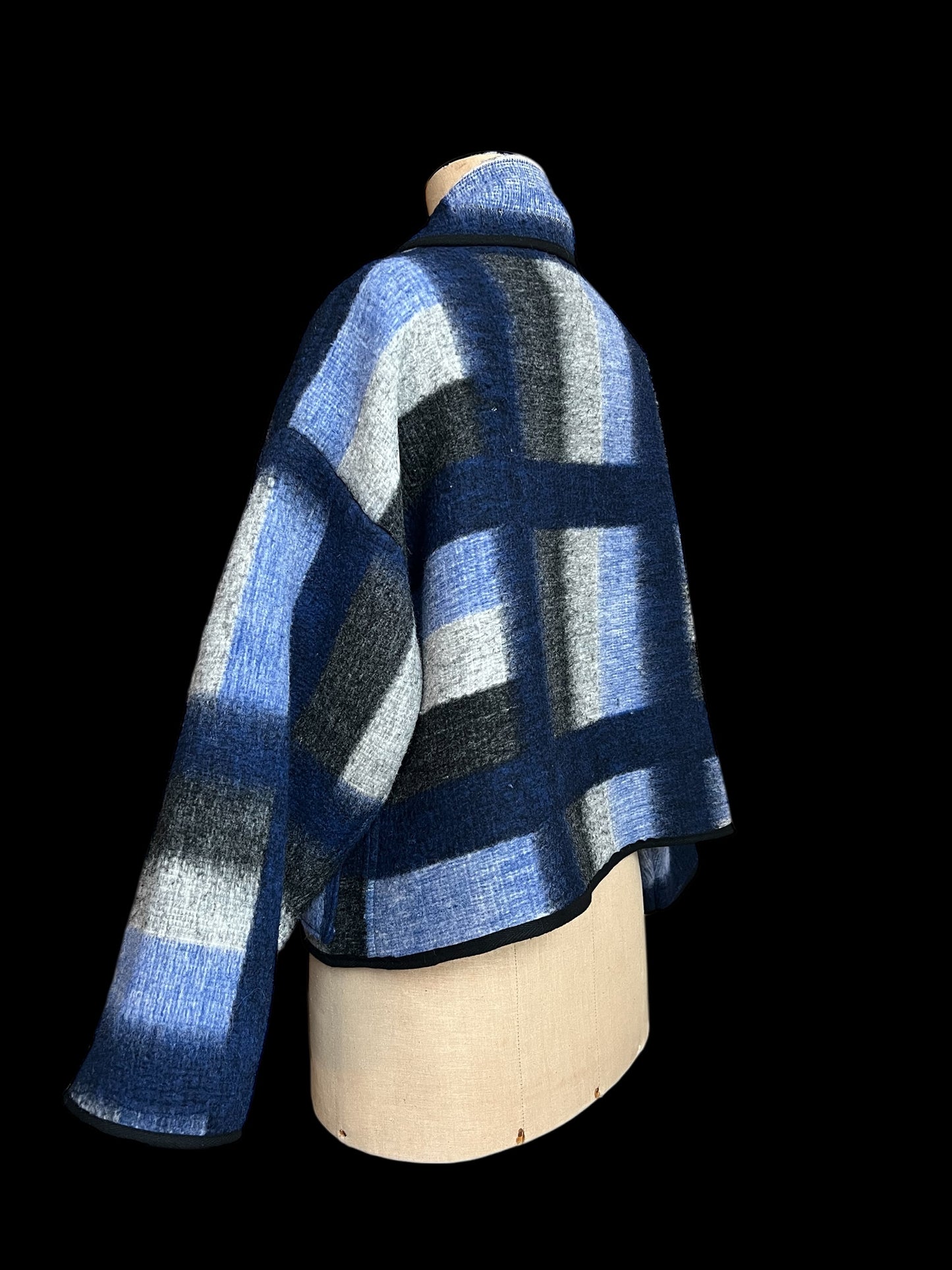 Vintage Dutch Blanket Cropped Jacket