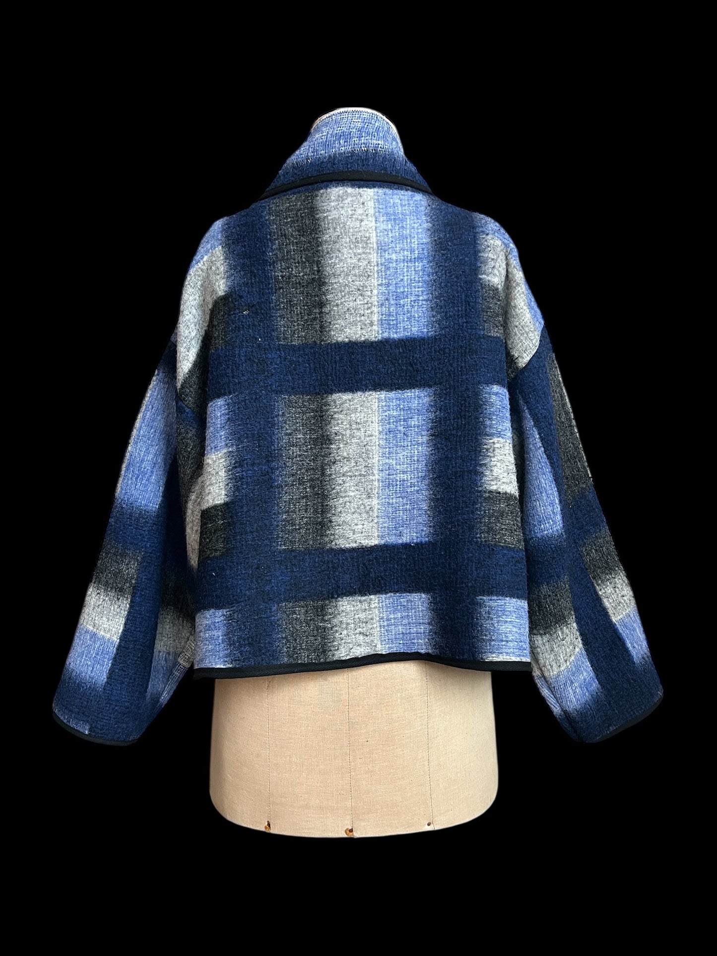 Vintage Dutch Blanket Cropped Jacket