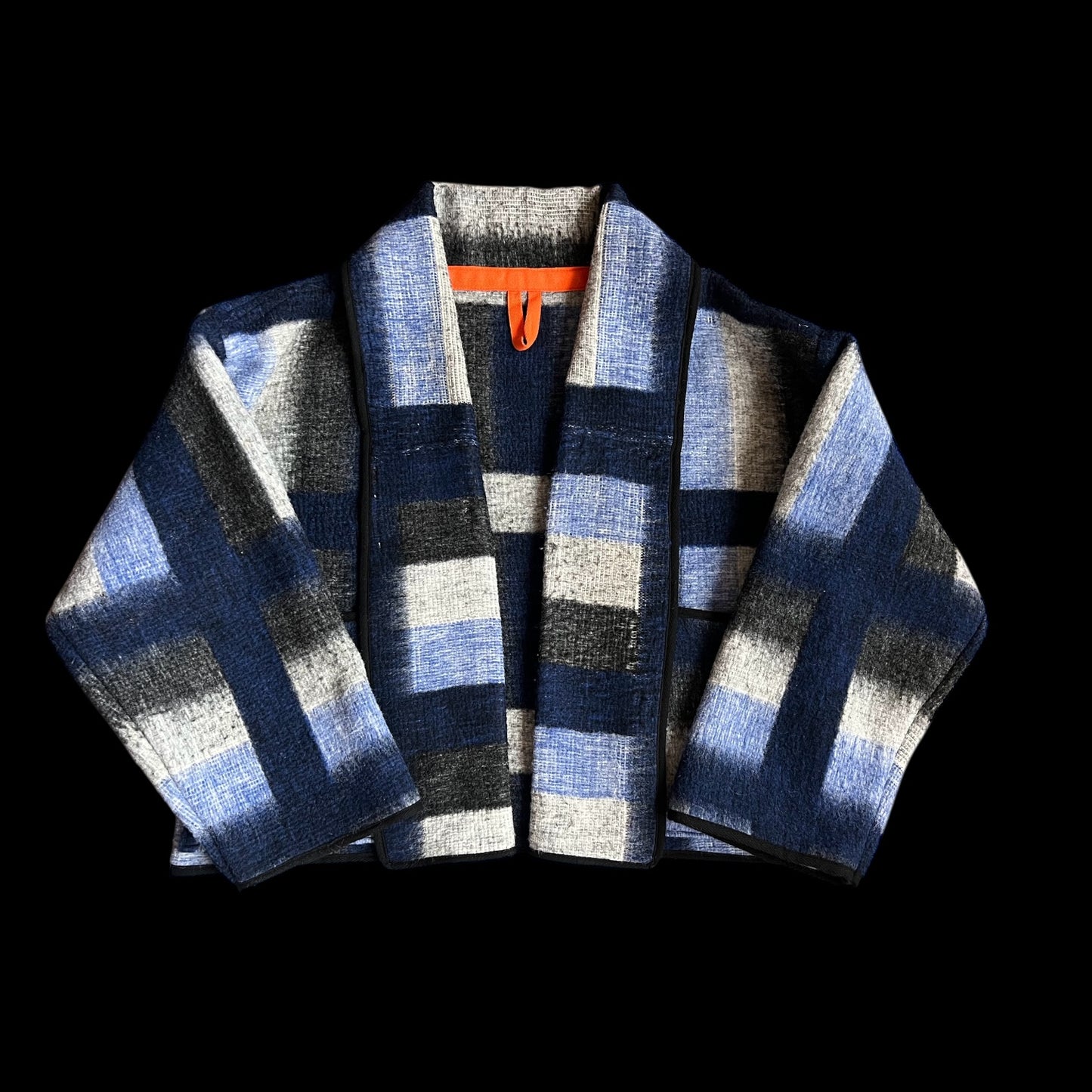 Vintage Dutch Blanket Cropped Jacket