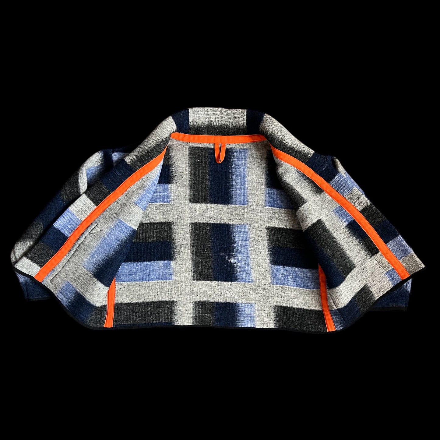 Vintage Dutch Blanket Cropped Jacket