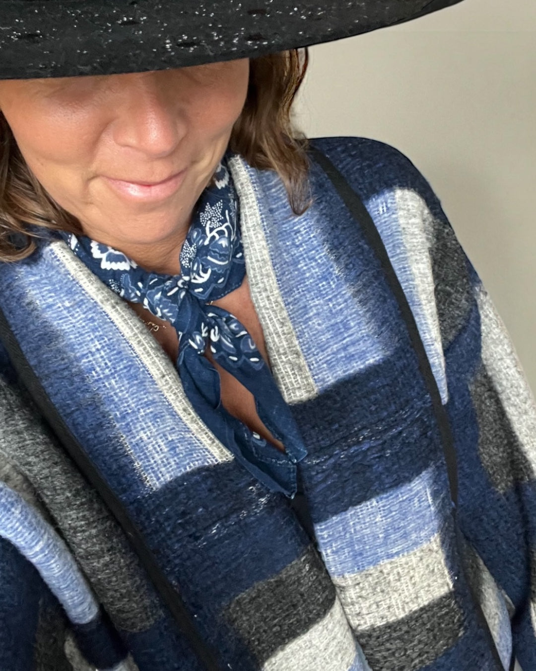 Vintage Dutch Blanket Cropped Jacket