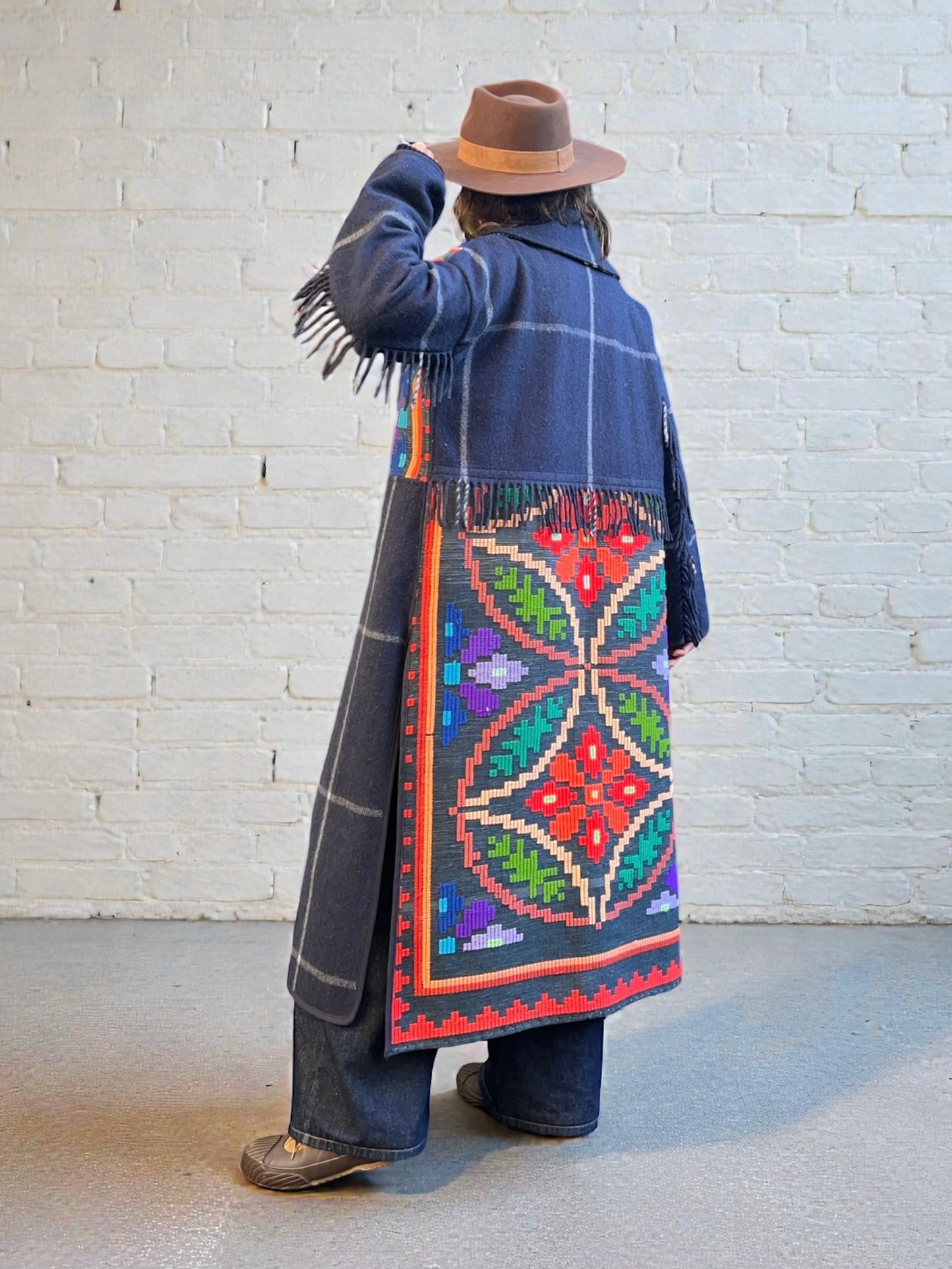 Vintage Romanian Textile Coat