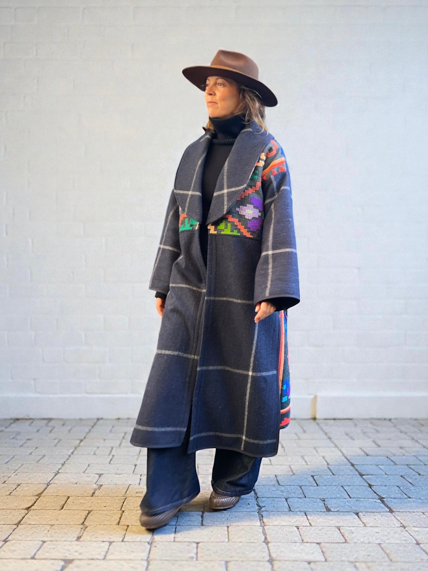 Vintage Romanian Textile Coat