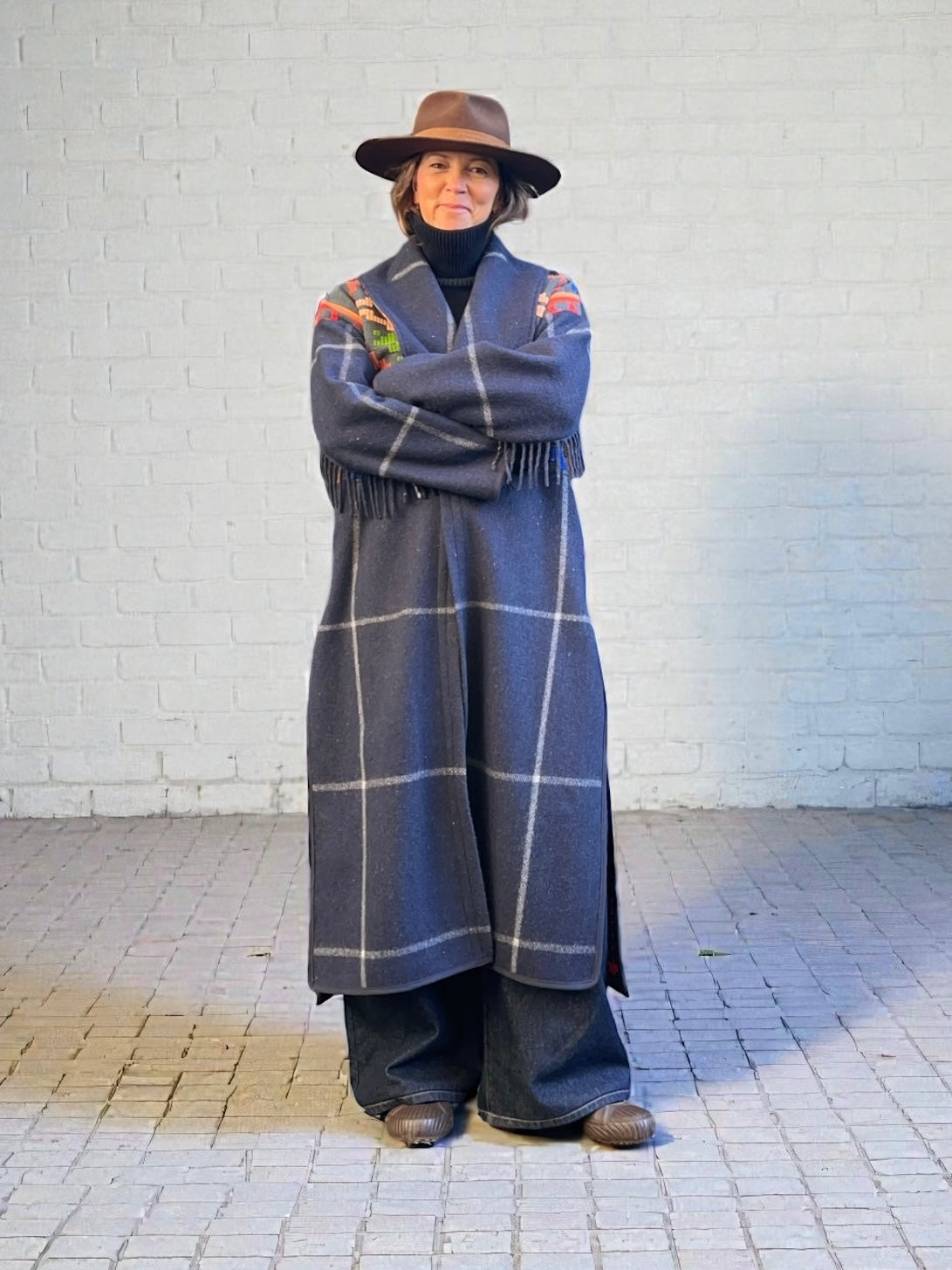 Vintage Romanian Textile Coat