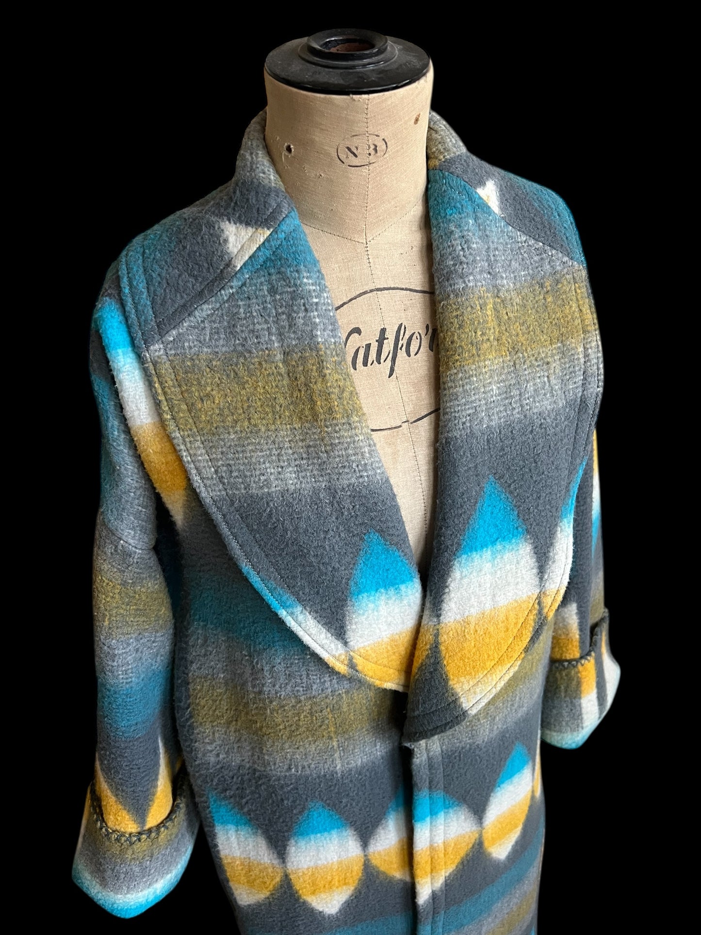 Vintage Holland Blanket Coat