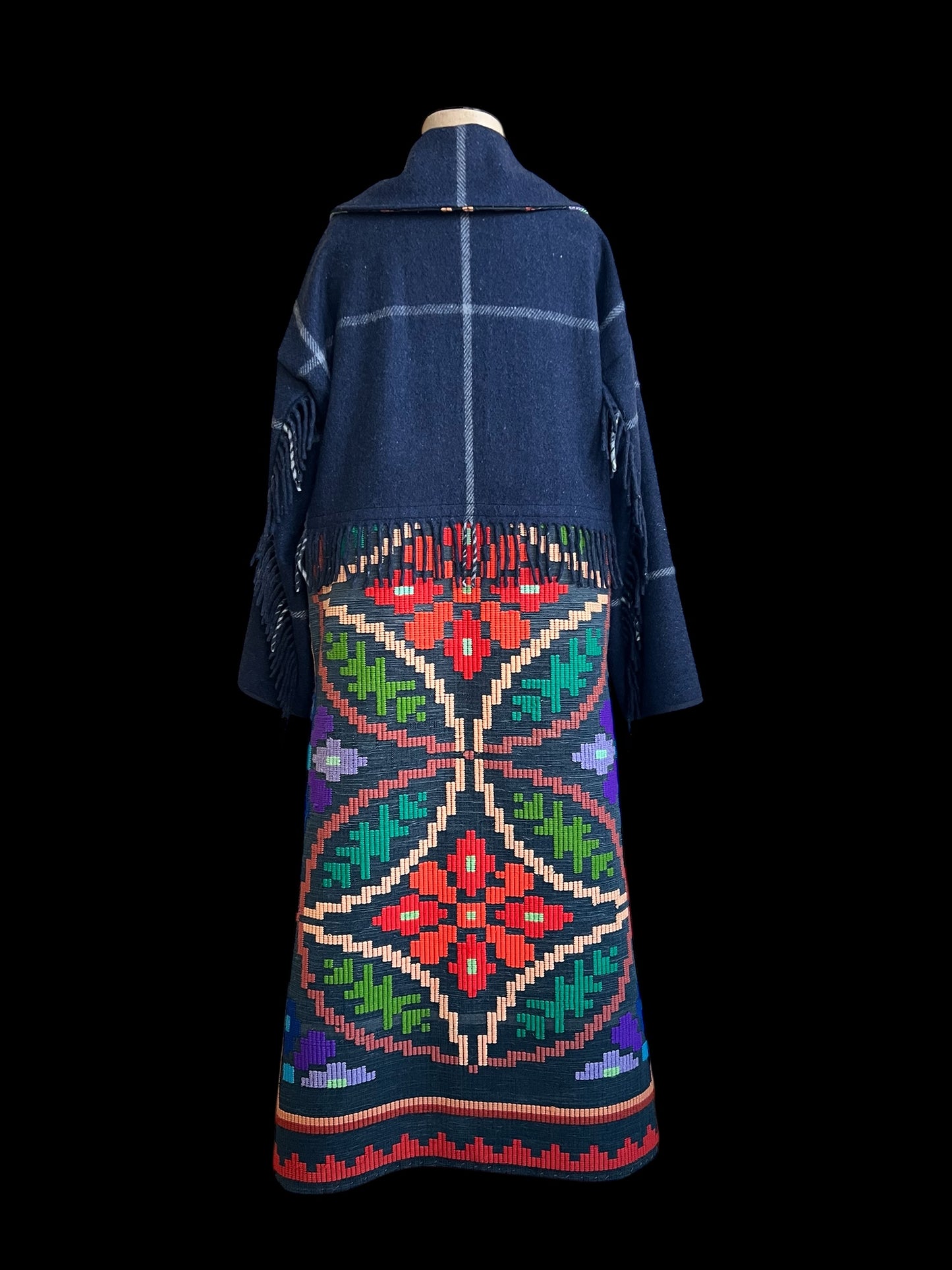 Vintage Romanian Textile Coat