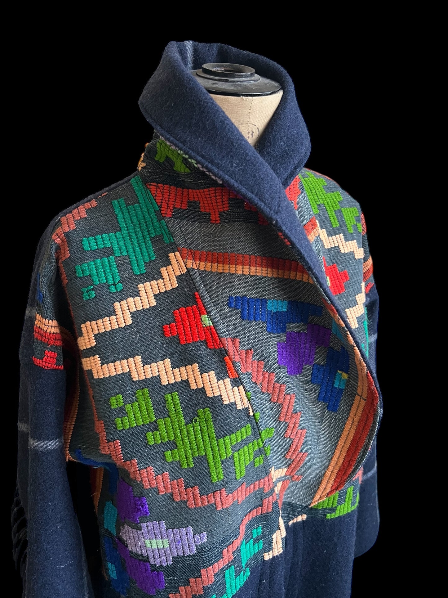 Vintage Romanian Textile Coat