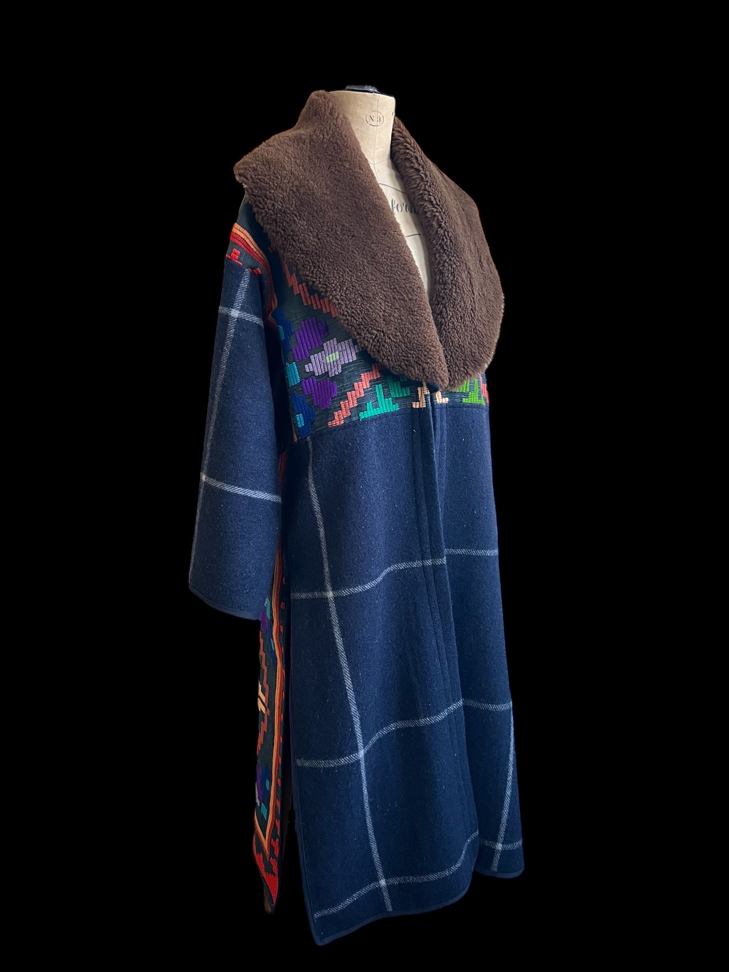 Vintage Romanian Textile Coat