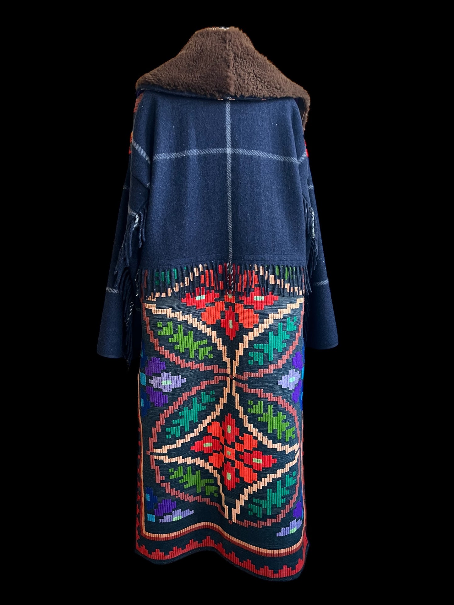 Vintage Romanian Textile Coat