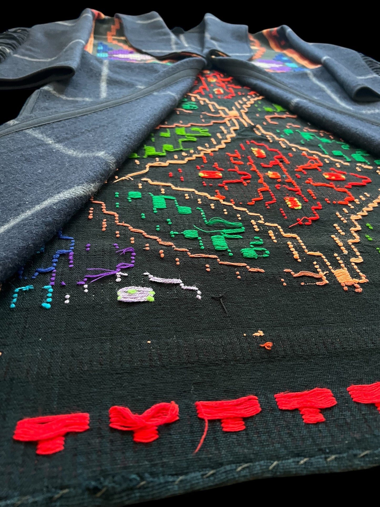 Vintage Romanian Textile Coat