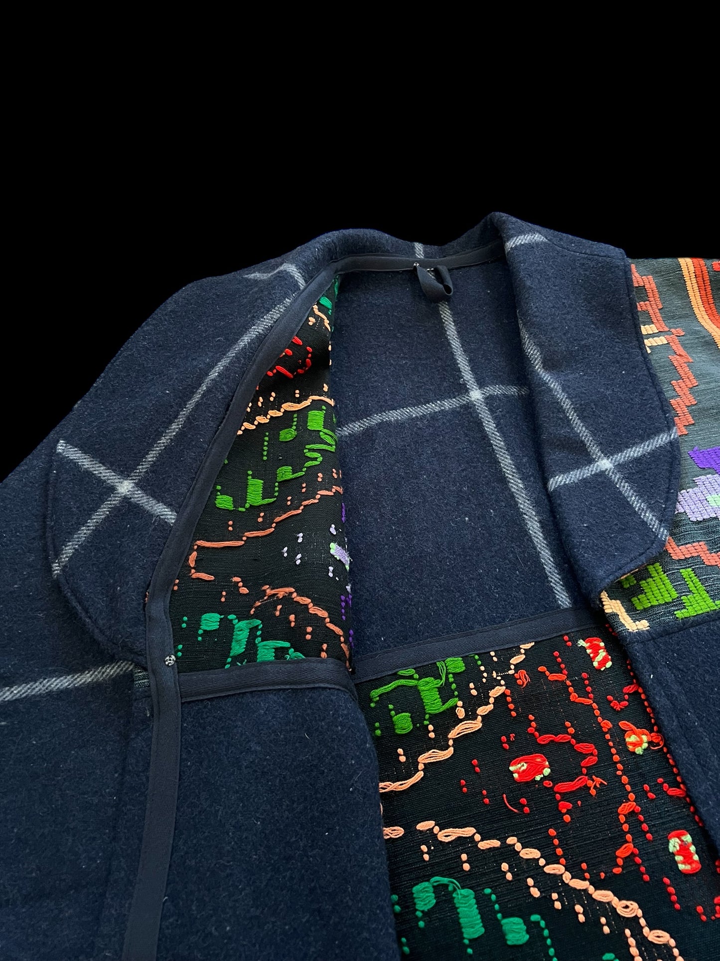 Vintage Romanian Textile Coat