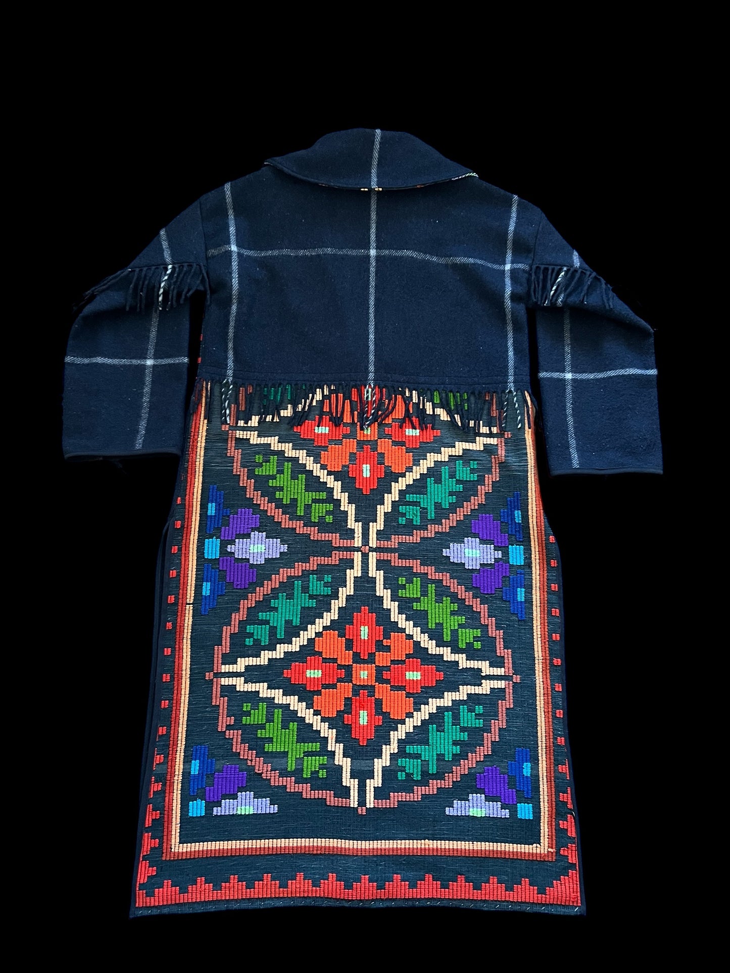 Vintage Romanian Textile Coat