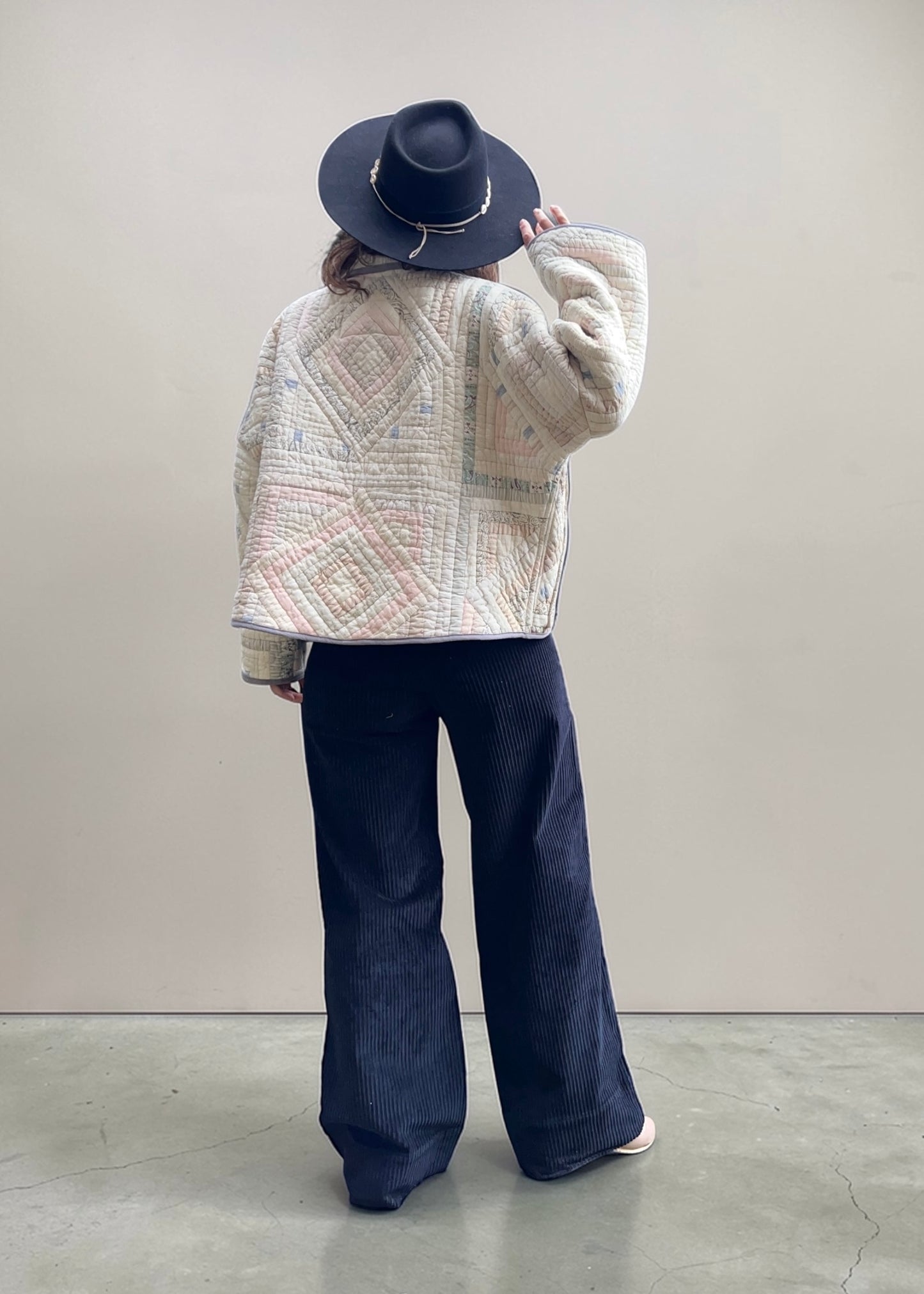 Log Cabin Quilt Jacket