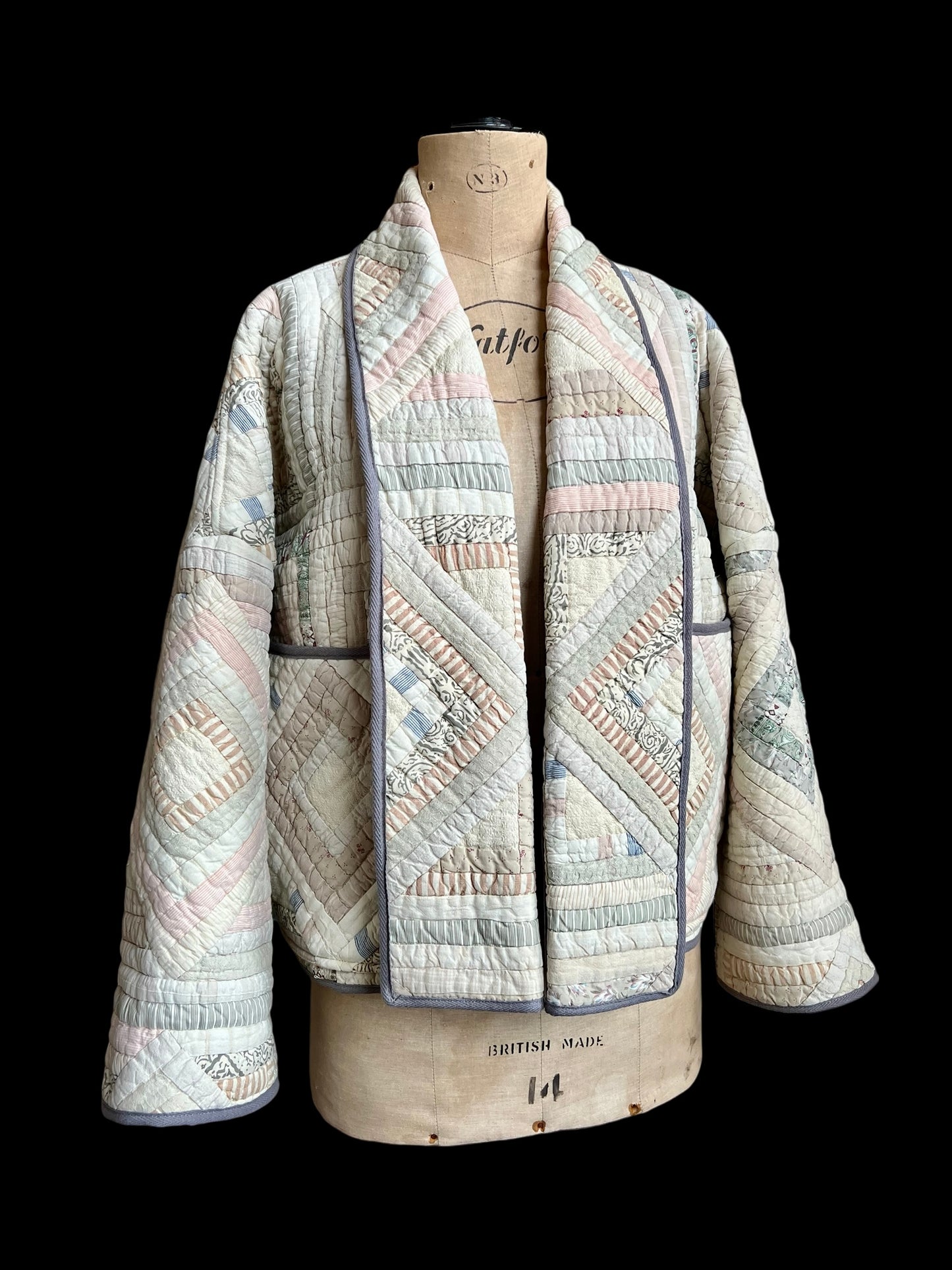 Log Cabin Quilt Jacket
