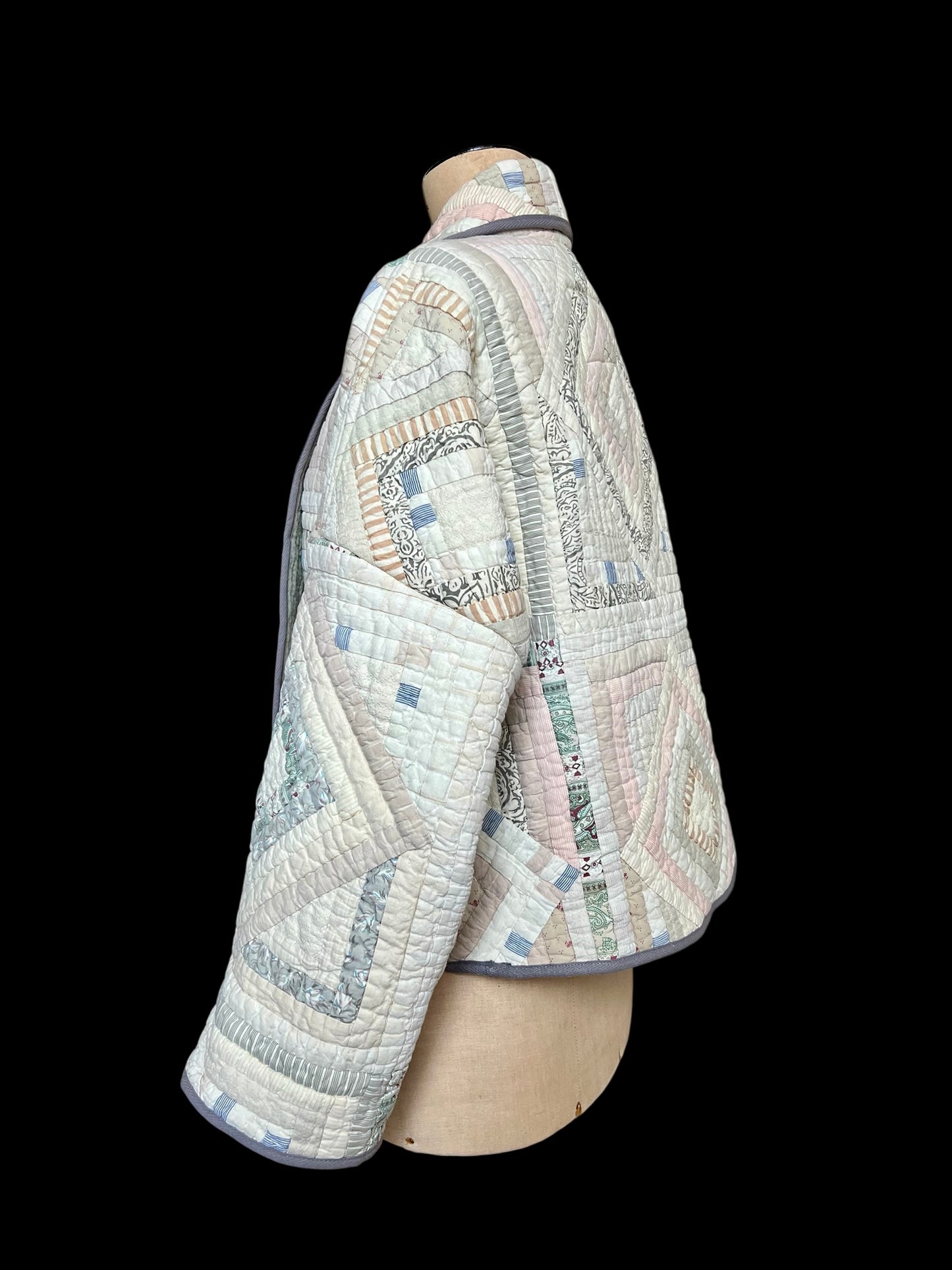 Log Cabin Quilt Jacket