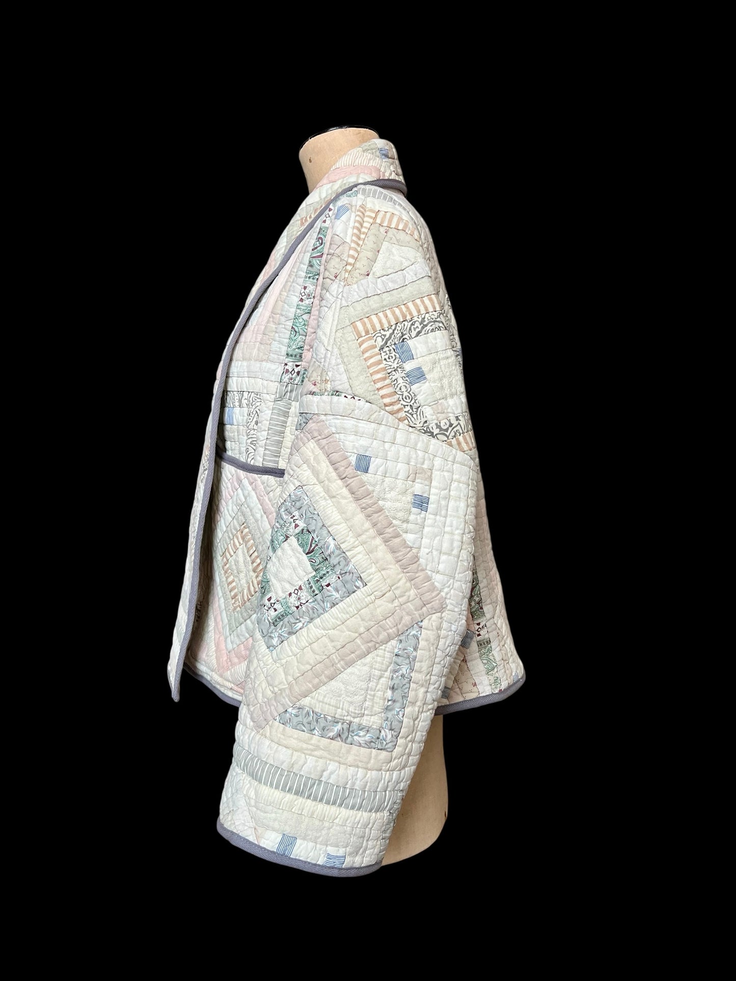 Log Cabin Quilt Jacket