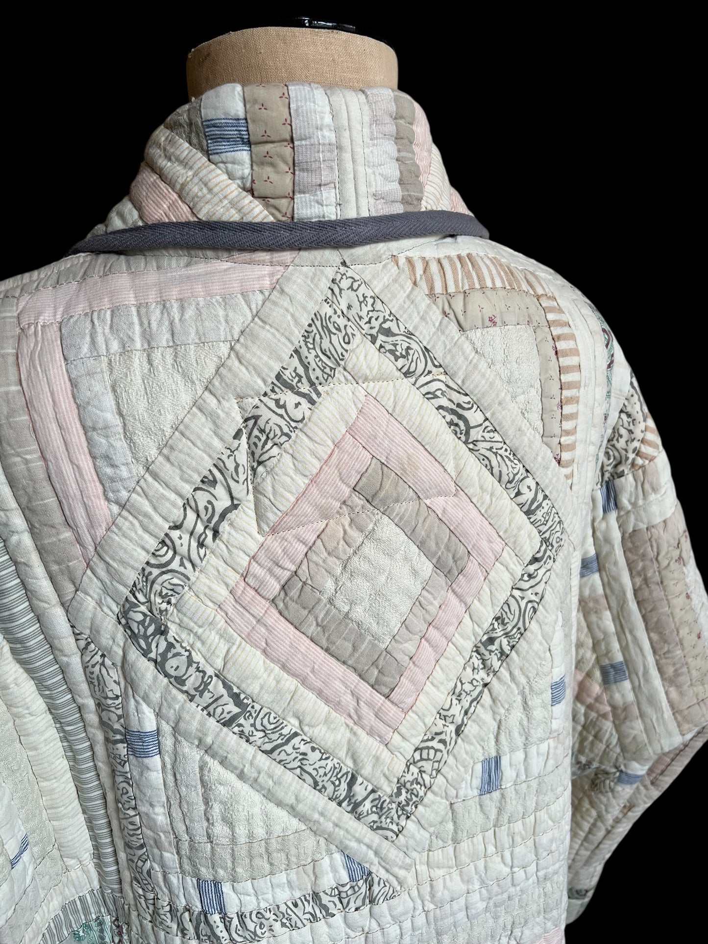 Log Cabin Quilt Jacket