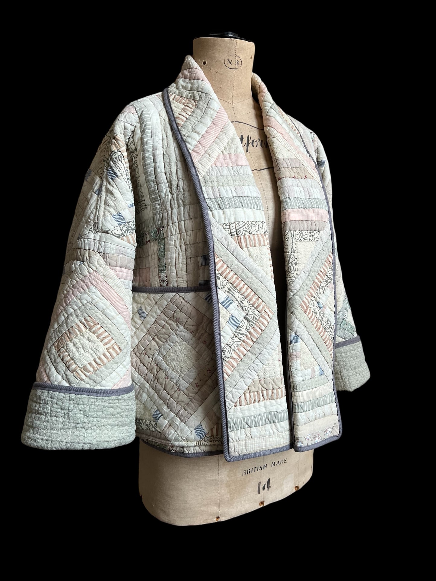 Log Cabin Quilt Jacket