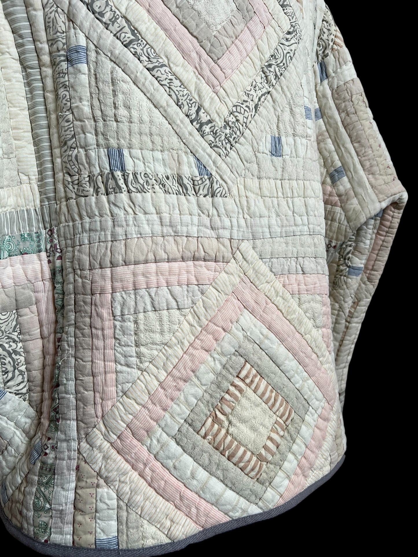 Log Cabin Quilt Jacket