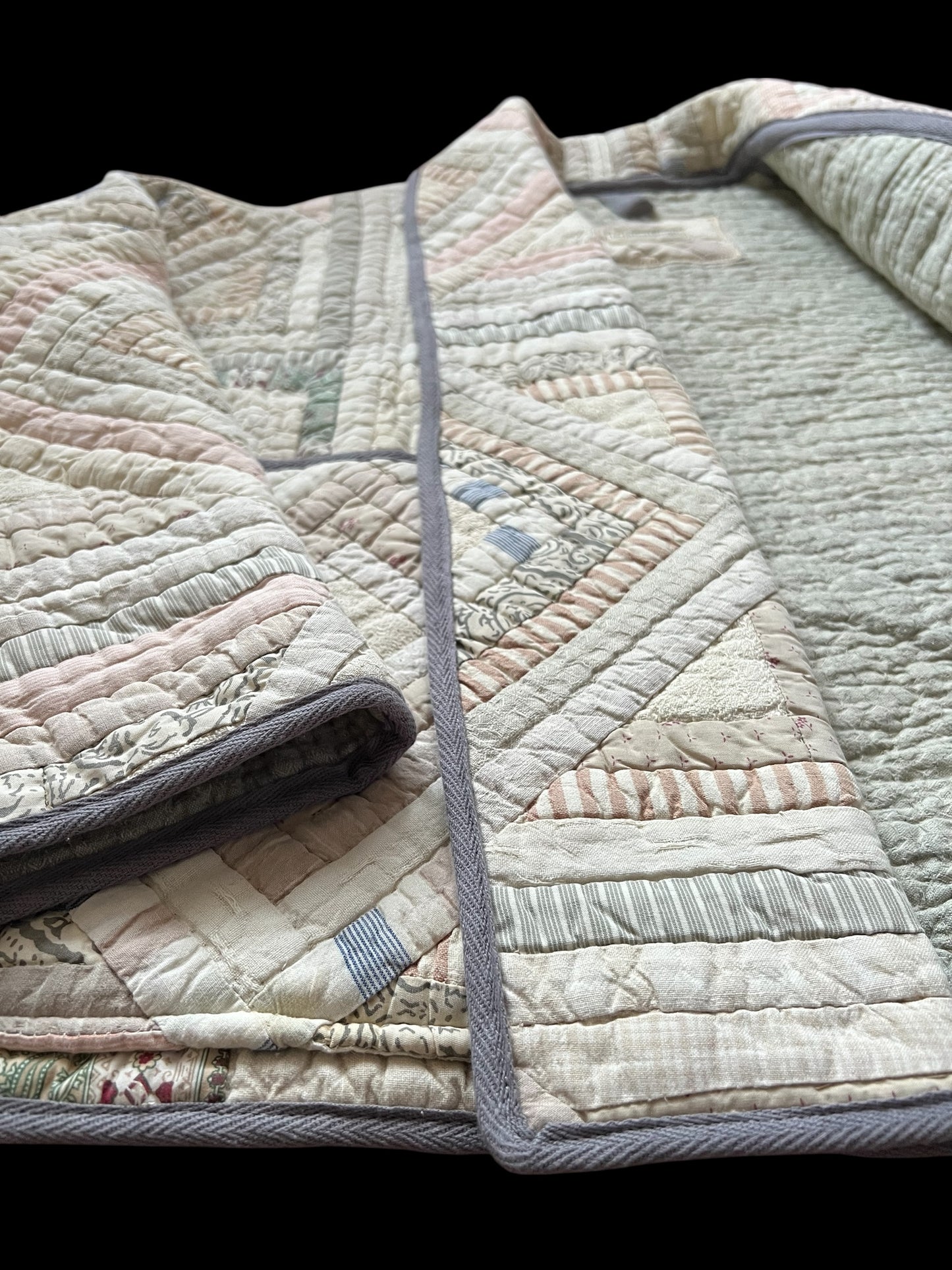 Log Cabin Quilt Jacket