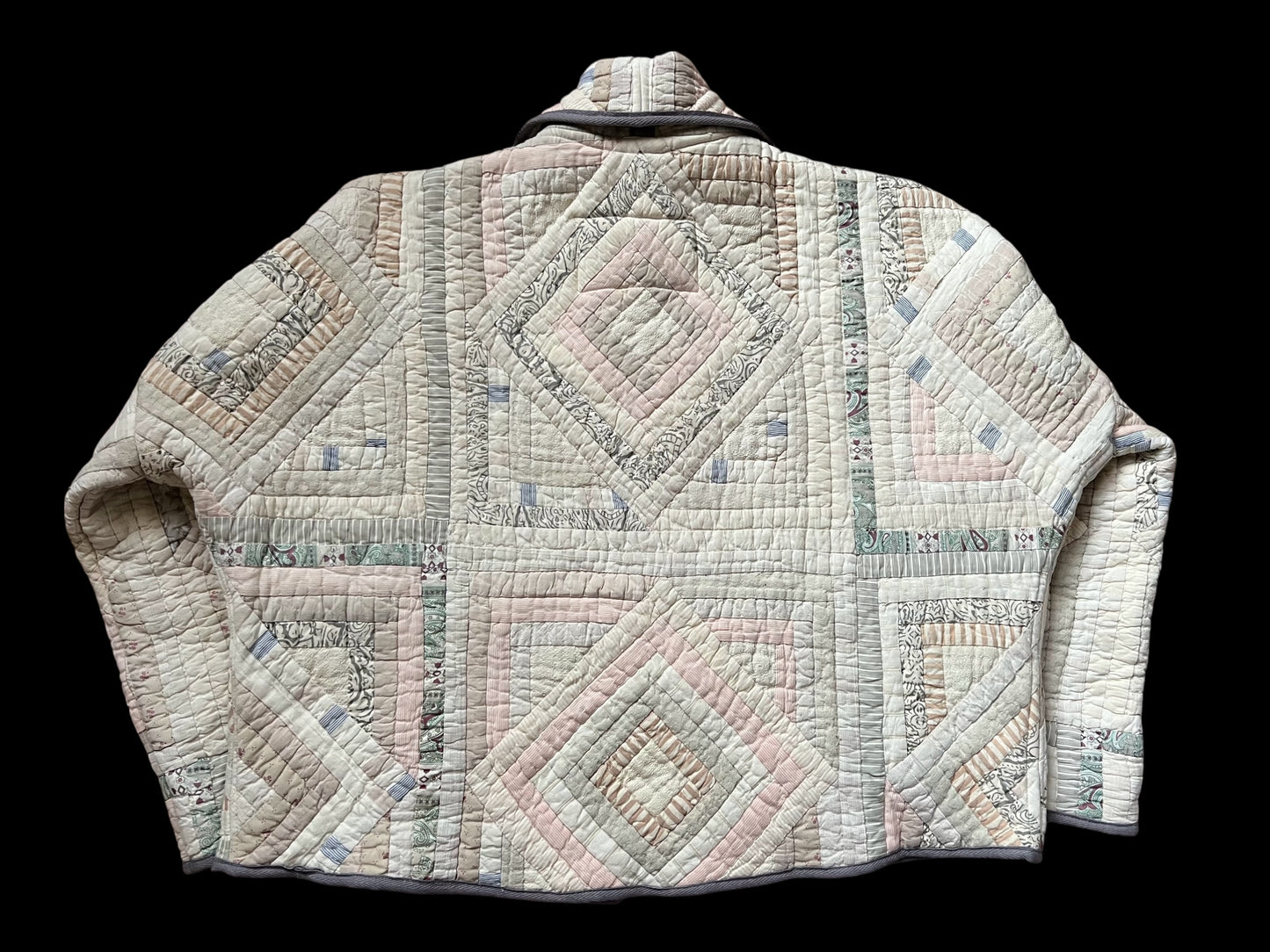 Log Cabin Quilt Jacket