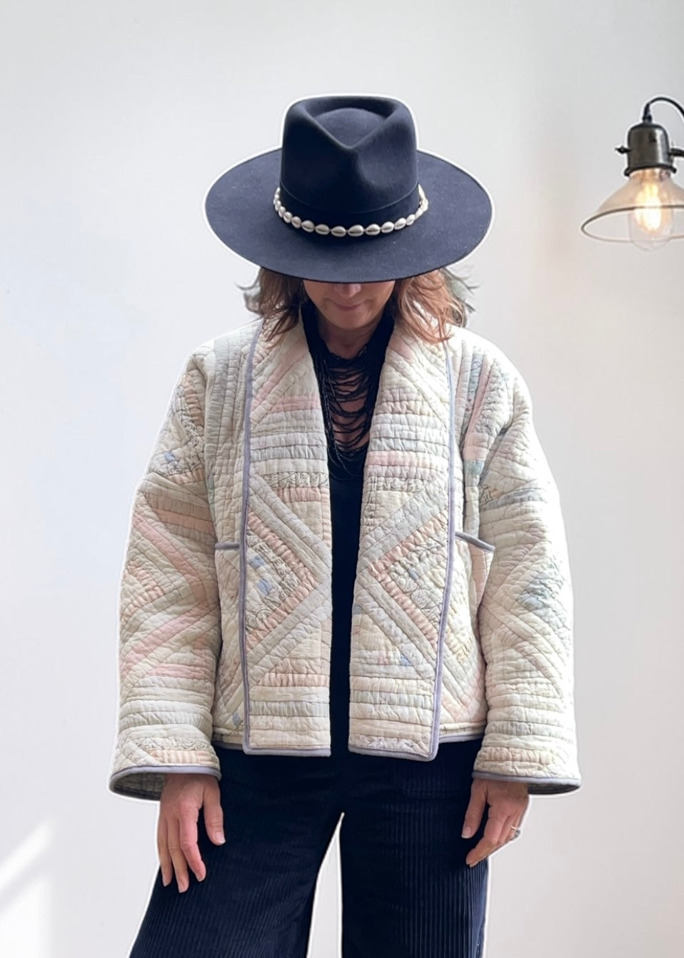 Log Cabin Quilt Jacket