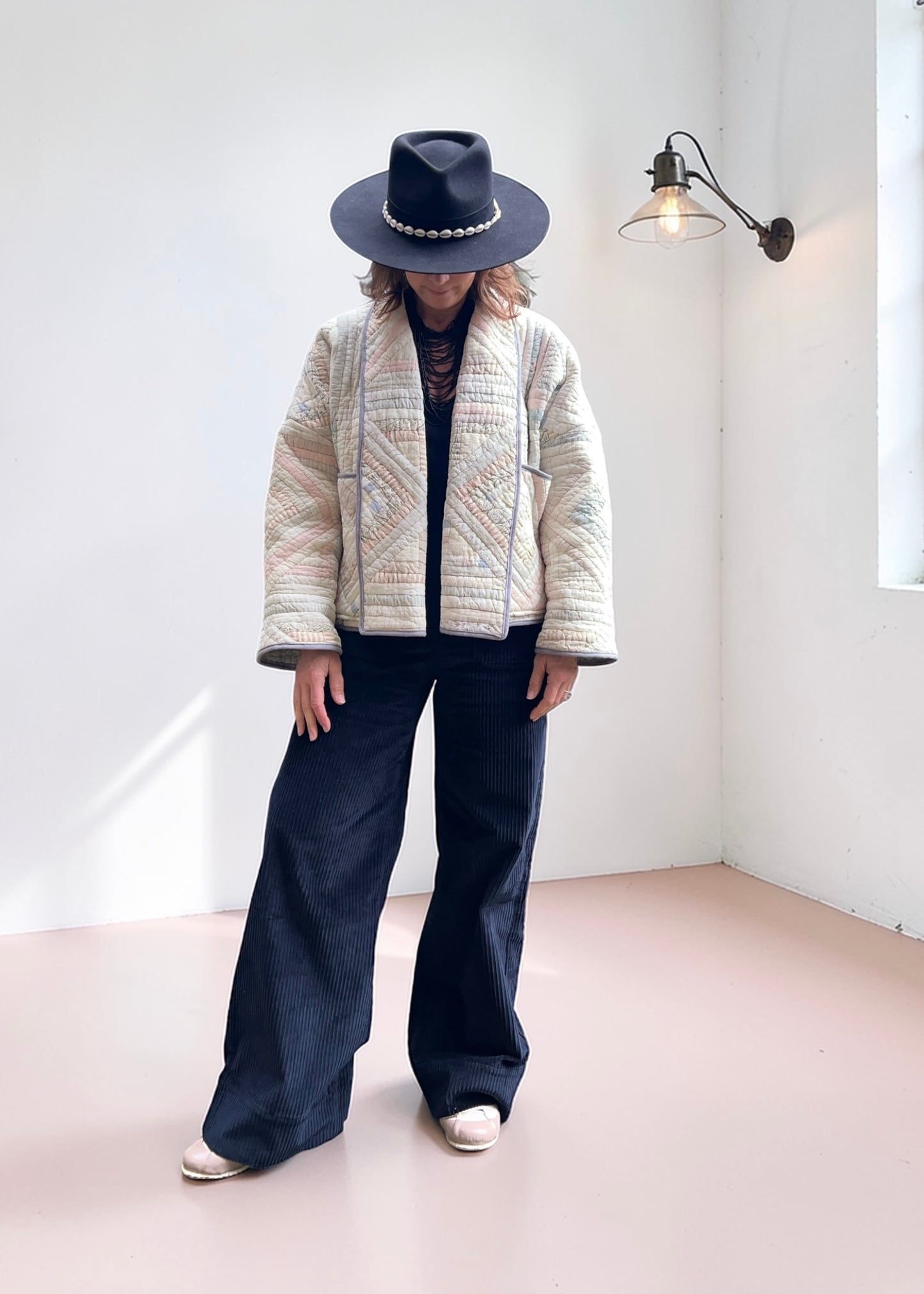 Log Cabin Quilt Jacket